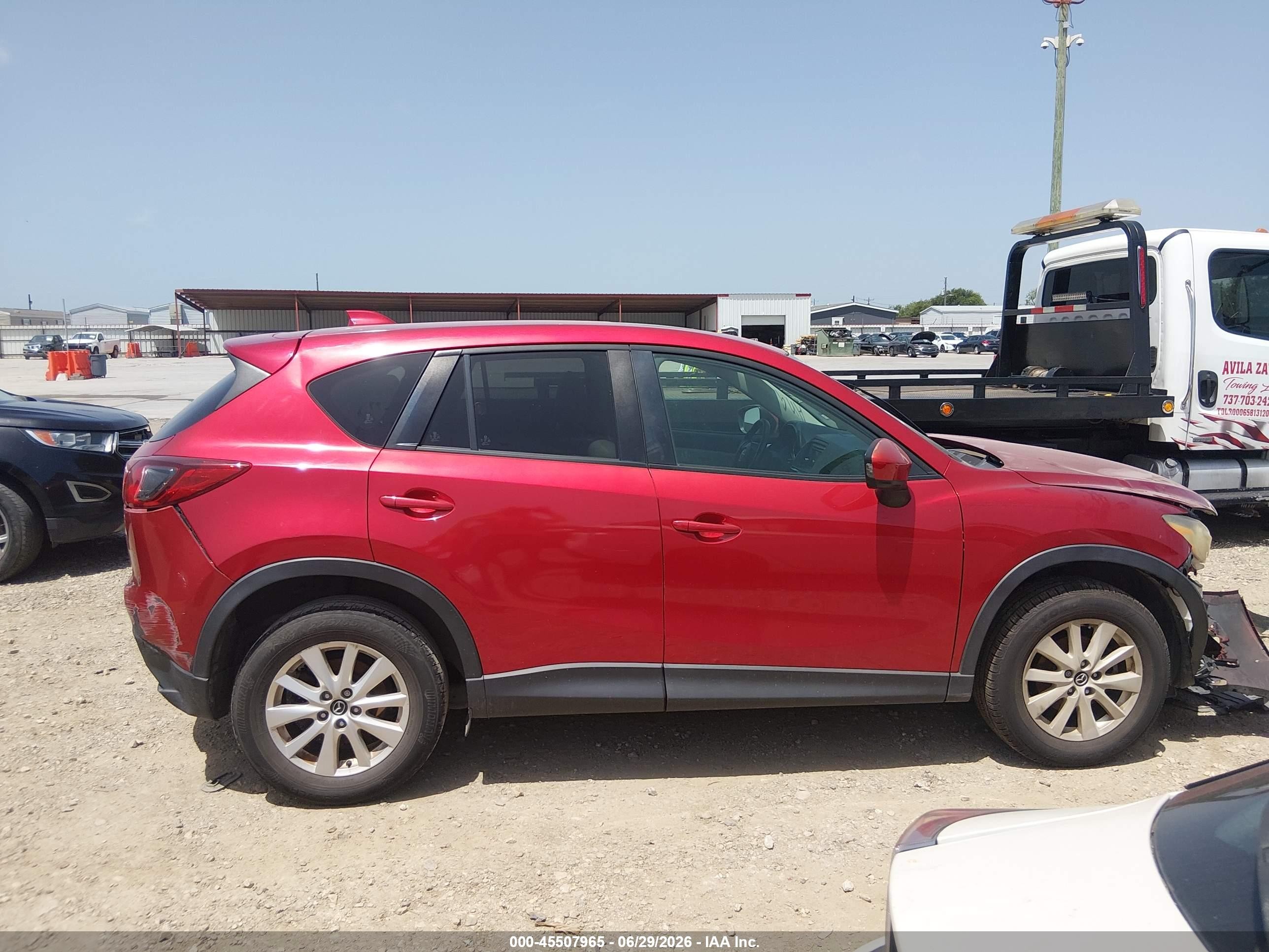 2014 Mazda Cx-5 Touring Maroon vin: JM3KE2CY2E0366550