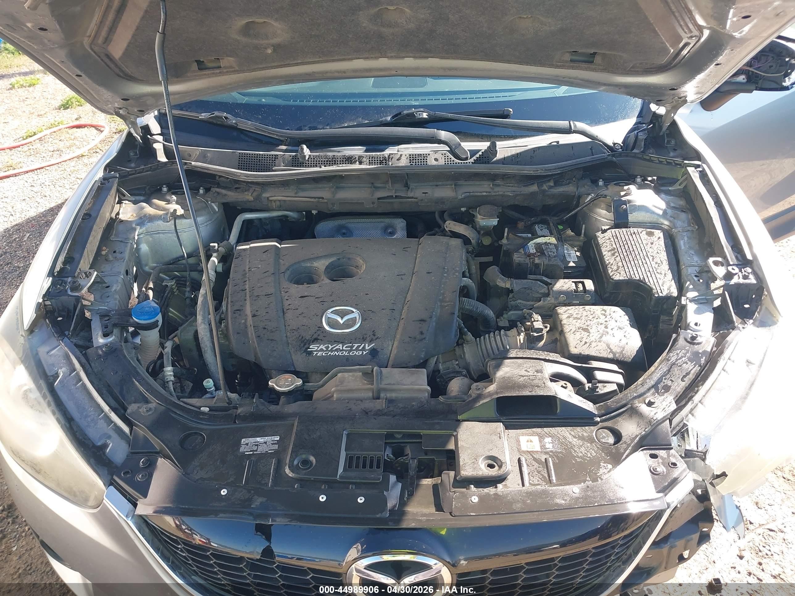 2014 Mazda Cx-5 Touring Gray vin: JM3KE2CY2E0385728