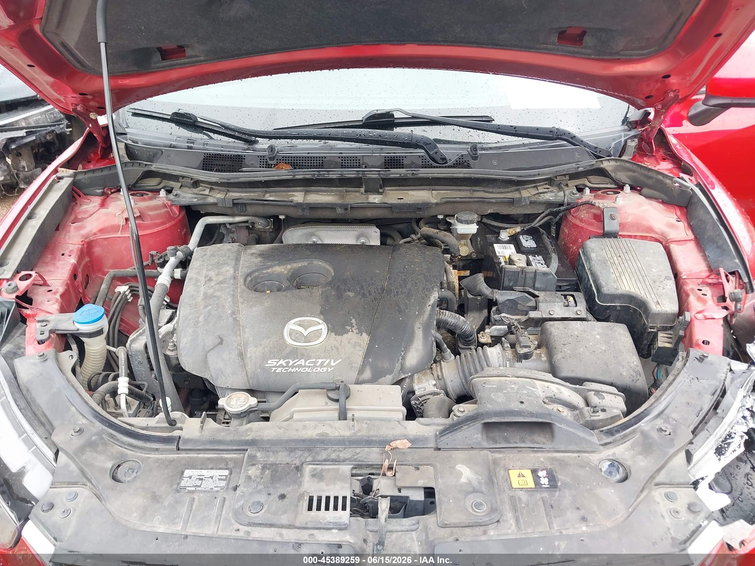 2014 Mazda Cx-5 Touring Красный vin: JM3KE2CY2E0397989