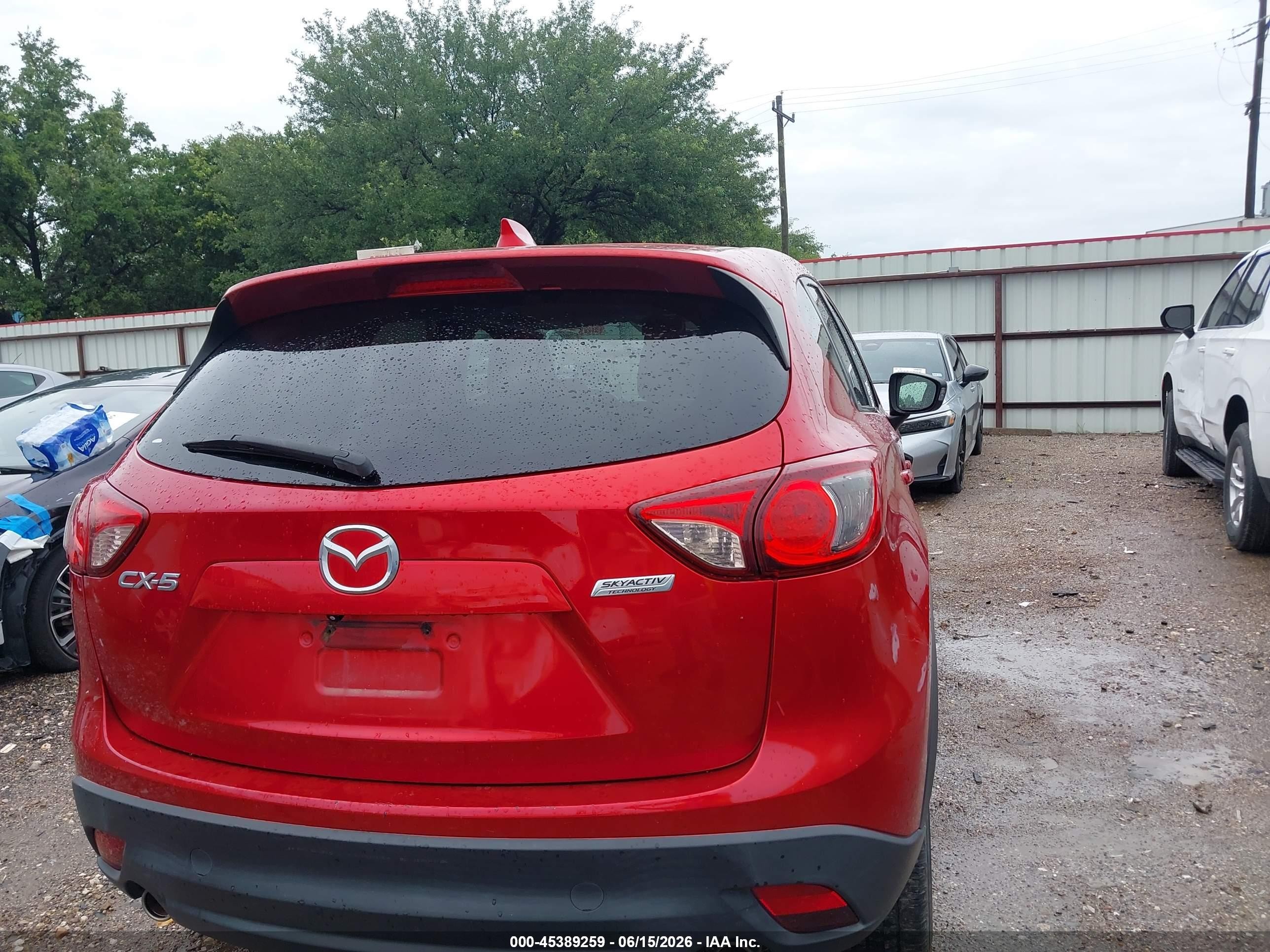 2014 Mazda Cx-5 Touring Красный vin: JM3KE2CY2E0397989