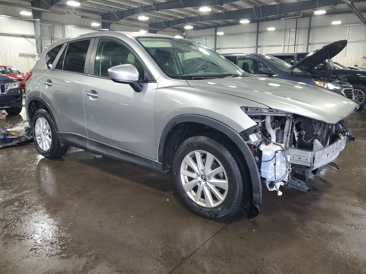 2015 Mazda Cx-5 Touring Silver vin: JM3KE2CY2F0437473