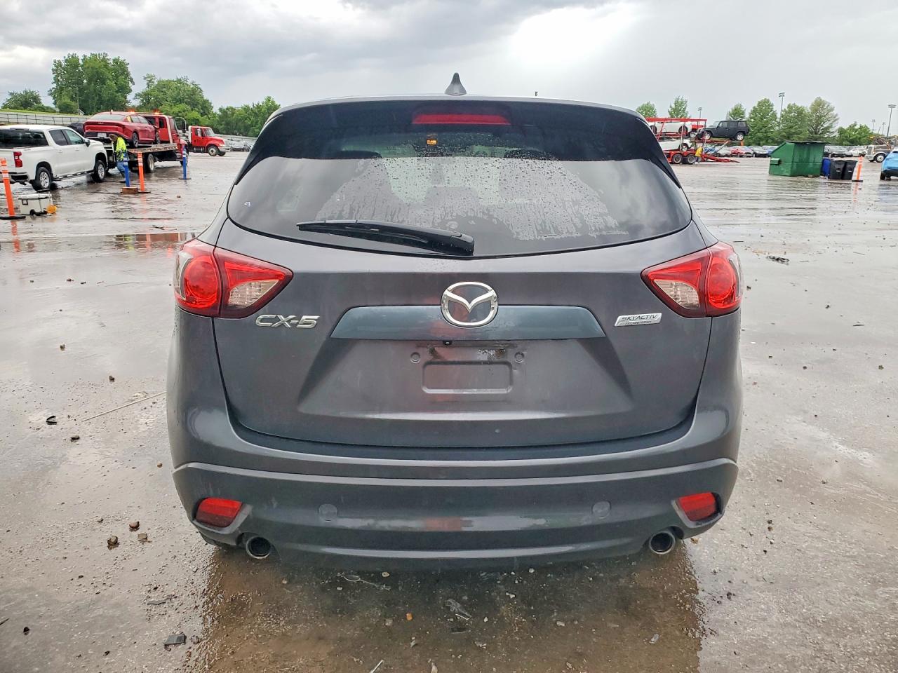 2015 Mazda Cx-5 Touring Gray vin: JM3KE2CY2F0440194