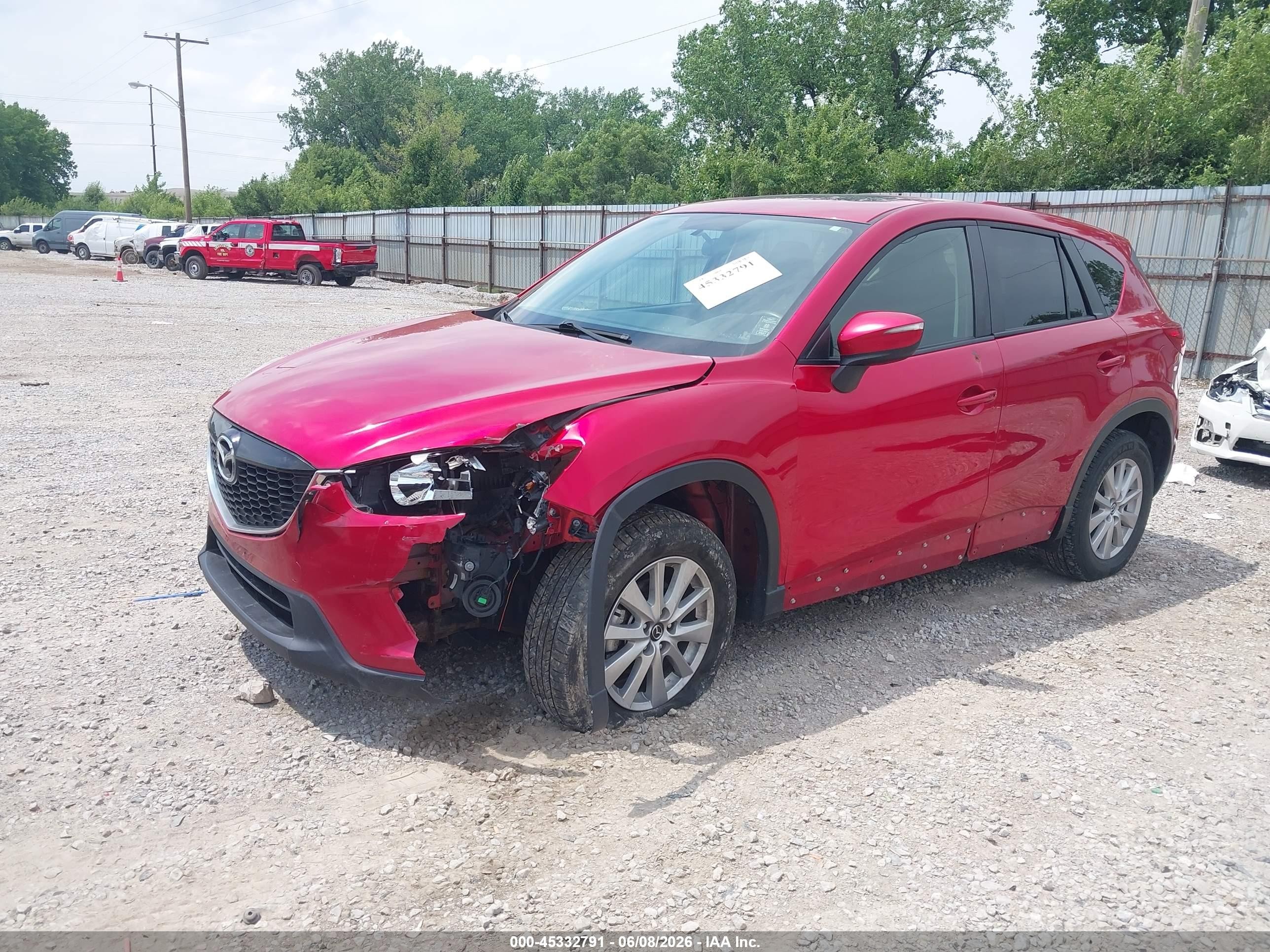 2015 Mazda Cx-5 Touring Red vin: JM3KE2CY2F0475270
