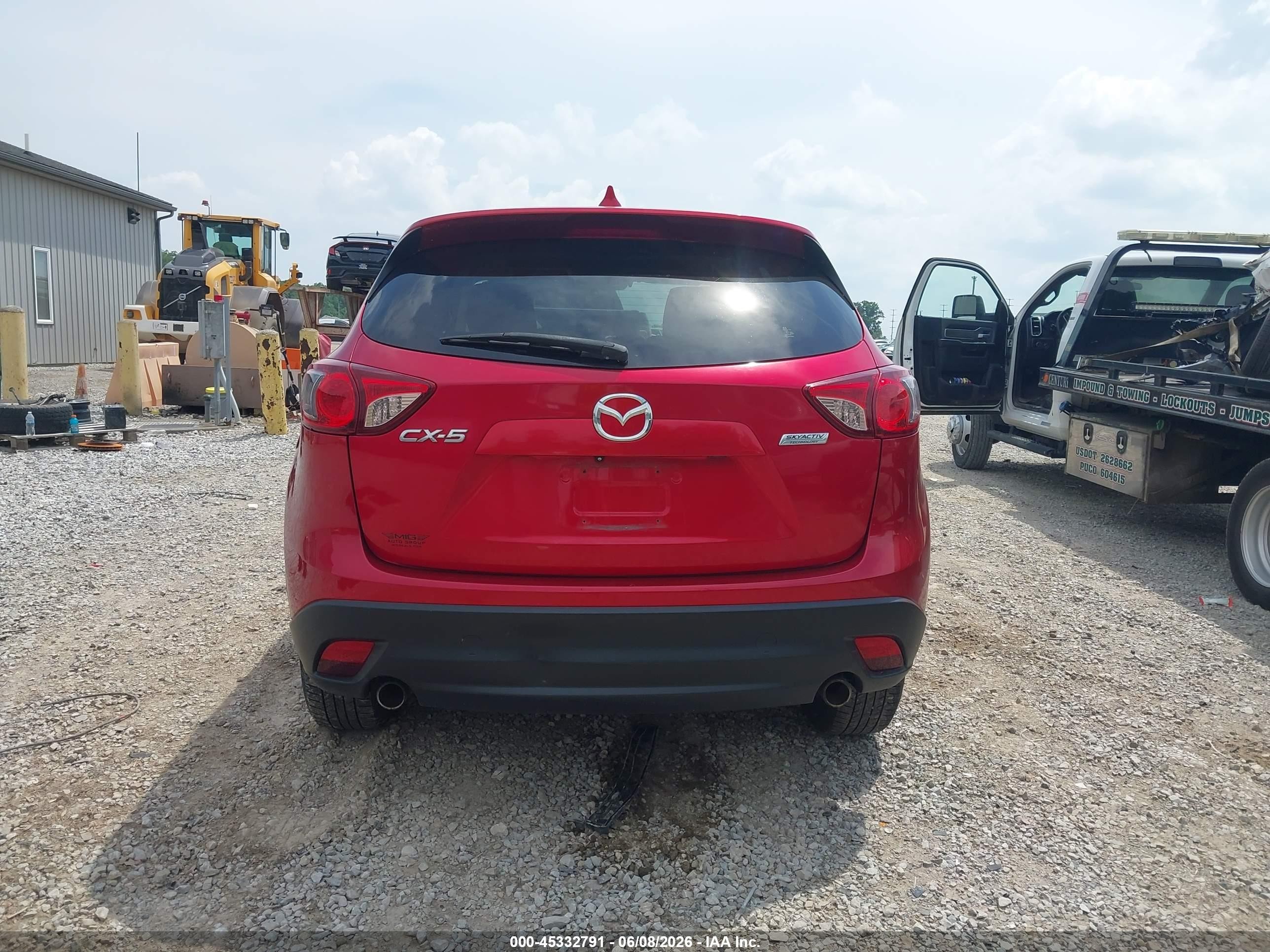 2015 Mazda Cx-5 Touring Red vin: JM3KE2CY2F0475270