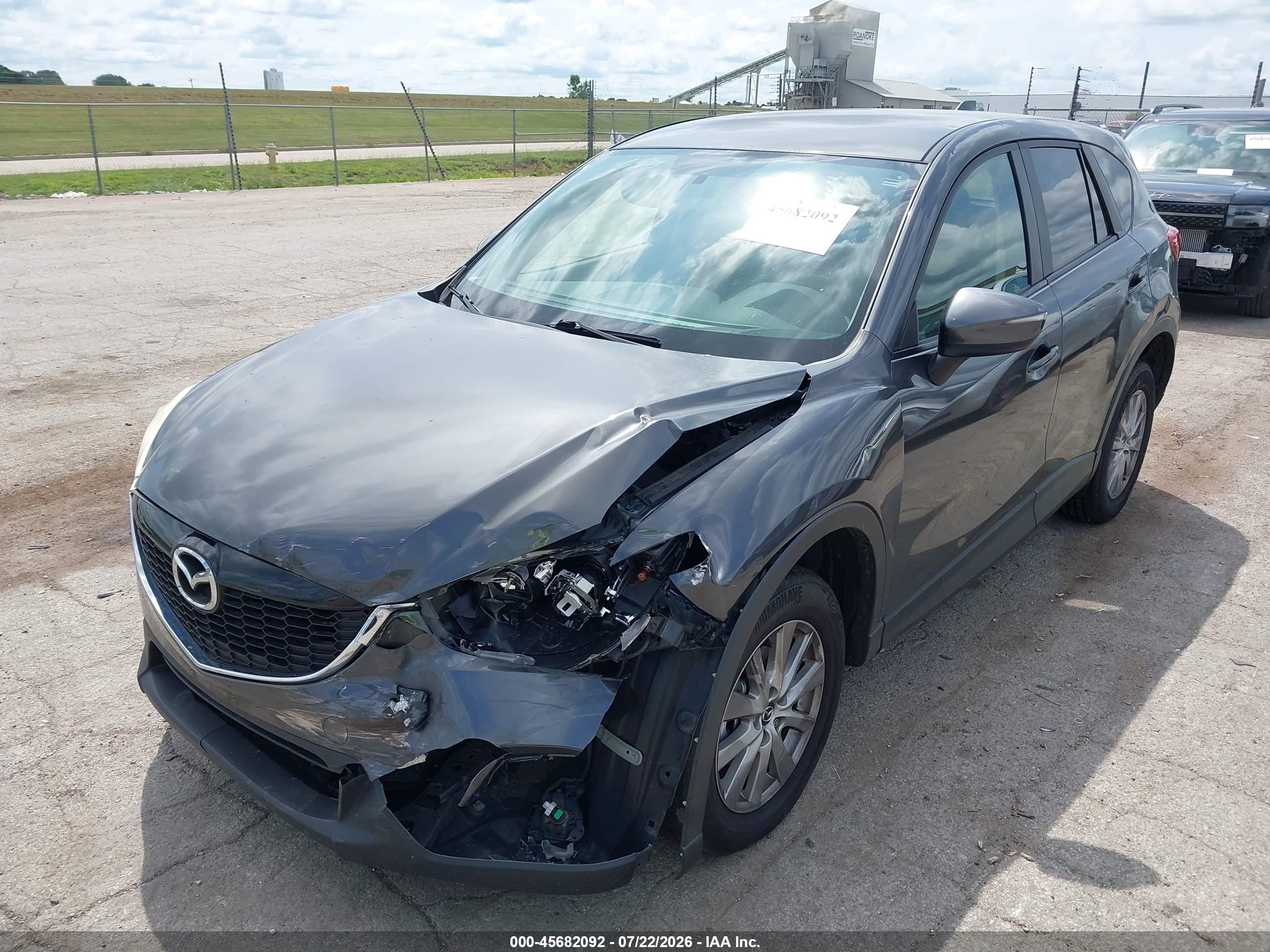 2015 Mazda Cx-5 Touring Gray vin: JM3KE2CY2F0486236