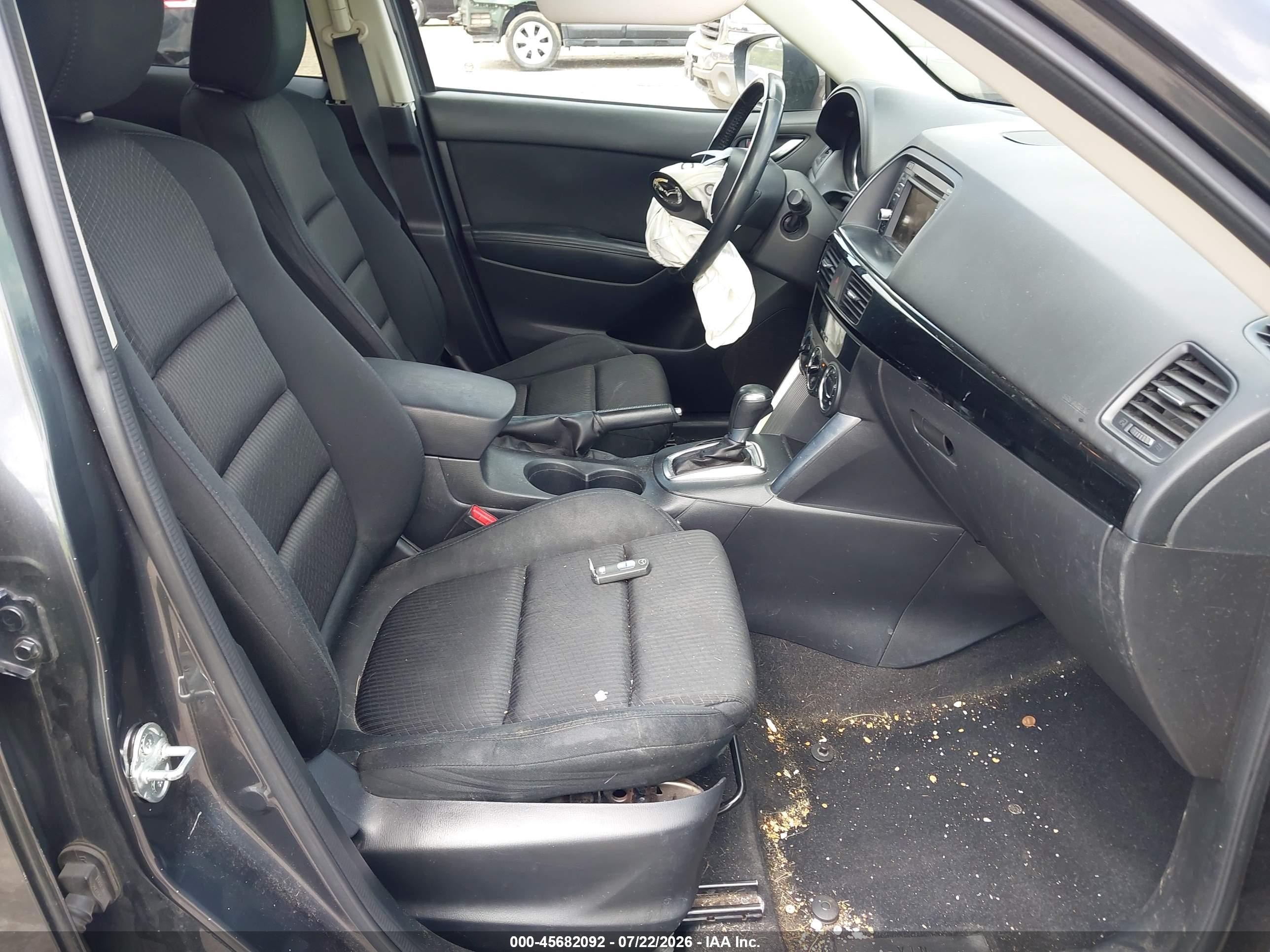 2015 Mazda Cx-5 Touring Gray vin: JM3KE2CY2F0486236
