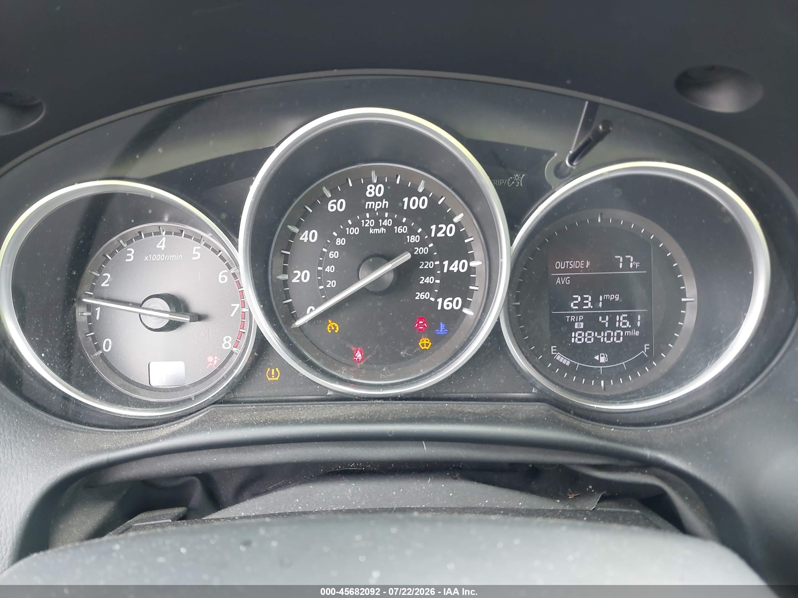 2015 Mazda Cx-5 Touring Gray vin: JM3KE2CY2F0486236