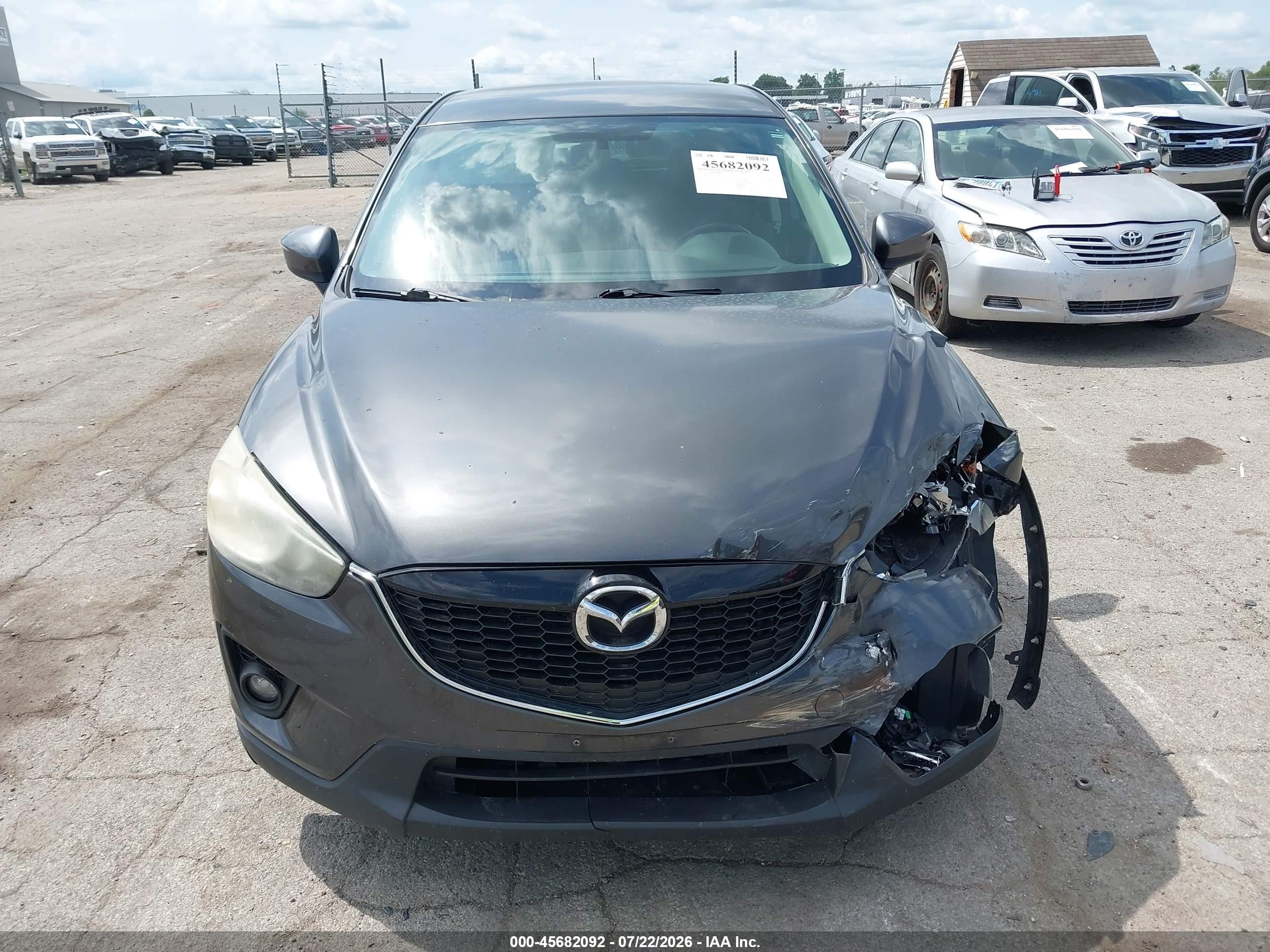 2015 Mazda Cx-5 Touring Gray vin: JM3KE2CY2F0486236