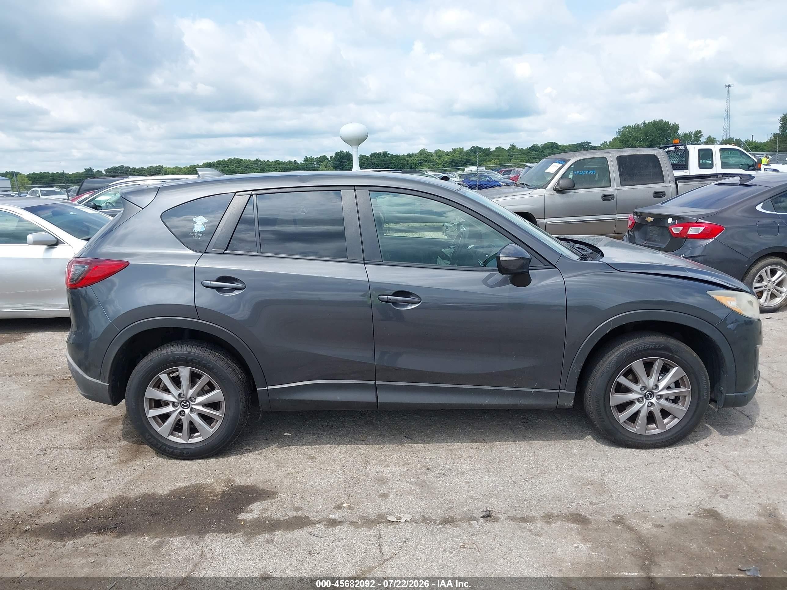 2015 Mazda Cx-5 Touring Gray vin: JM3KE2CY2F0486236