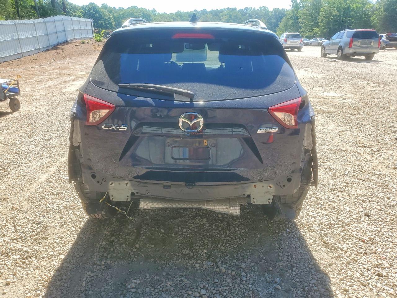 2015 Mazda Cx-5 Touring Blue vin: JM3KE2CY2F0493199