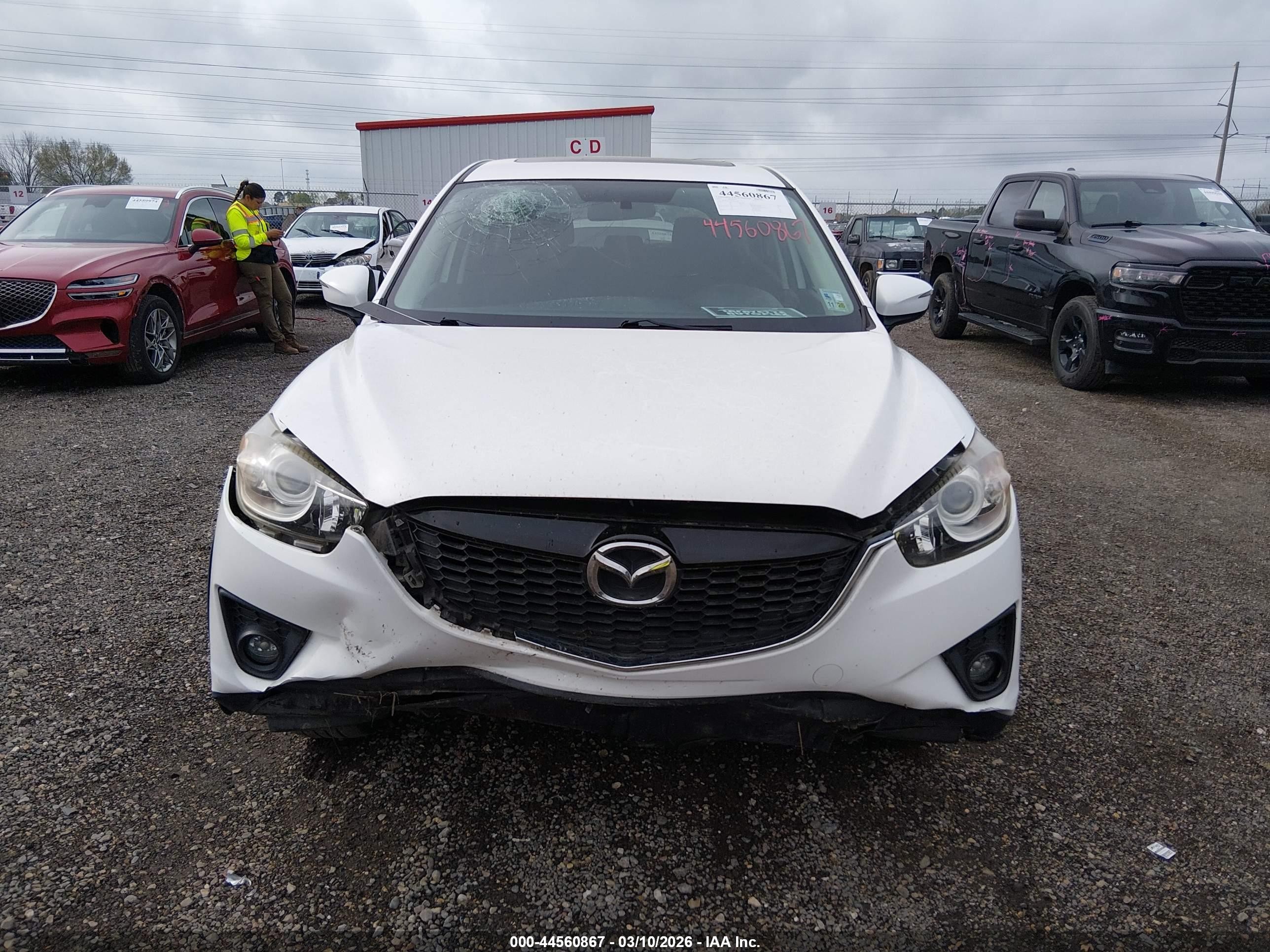 2015 Mazda Cx-5 Touring Белый vin: JM3KE2CY2F0523396