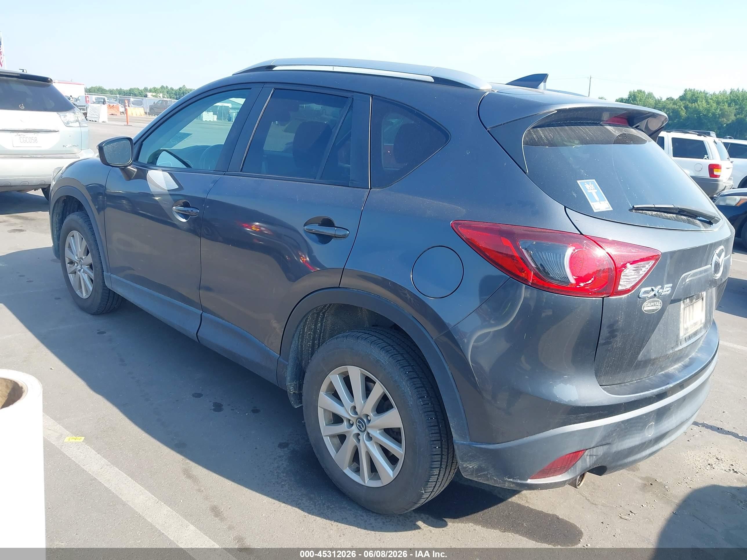2016 Mazda Cx-5 Touring Black vin: JM3KE2CY2G0751688