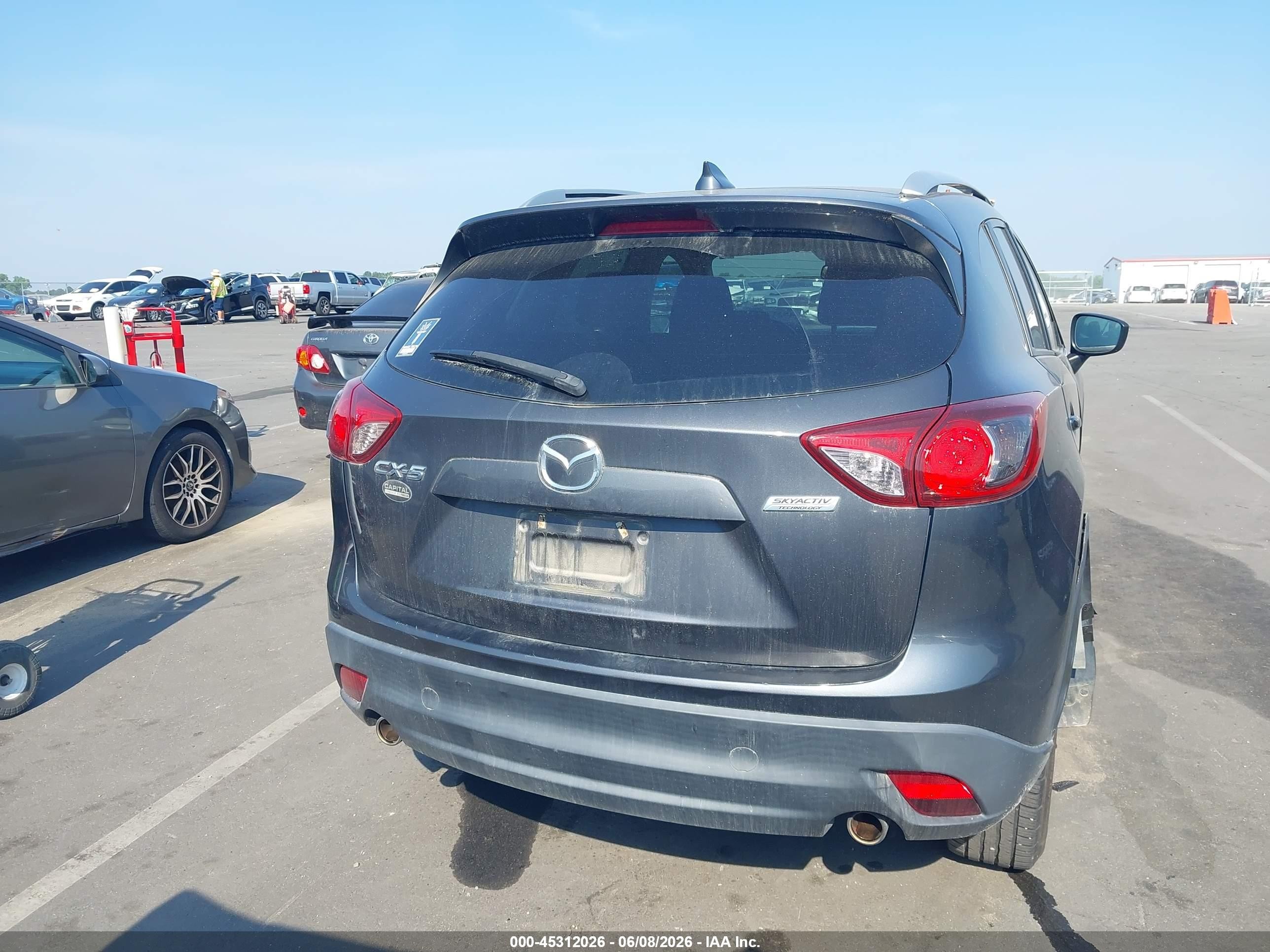 2016 Mazda Cx-5 Touring Black vin: JM3KE2CY2G0751688