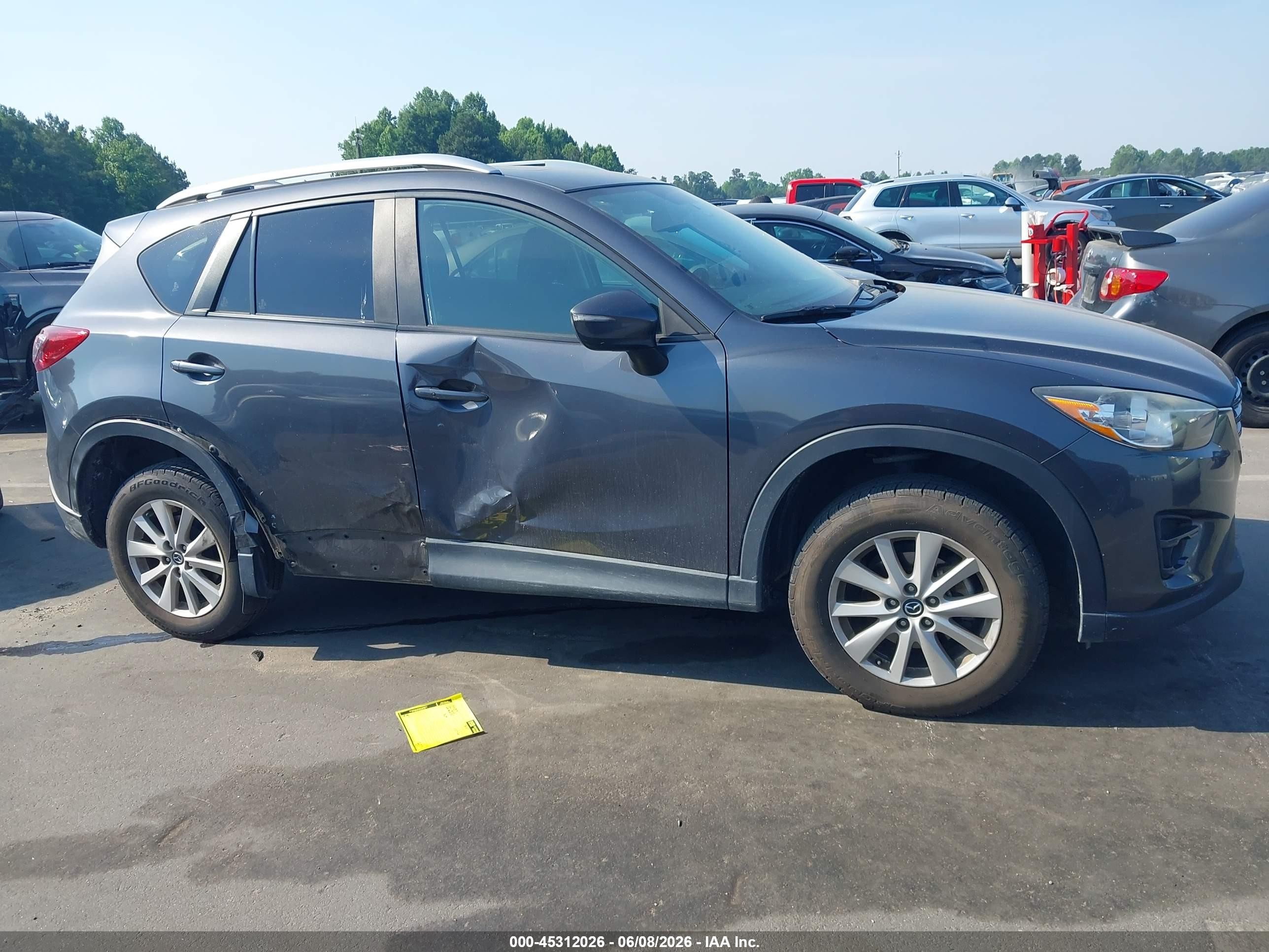 2016 Mazda Cx-5 Touring Black vin: JM3KE2CY2G0751688