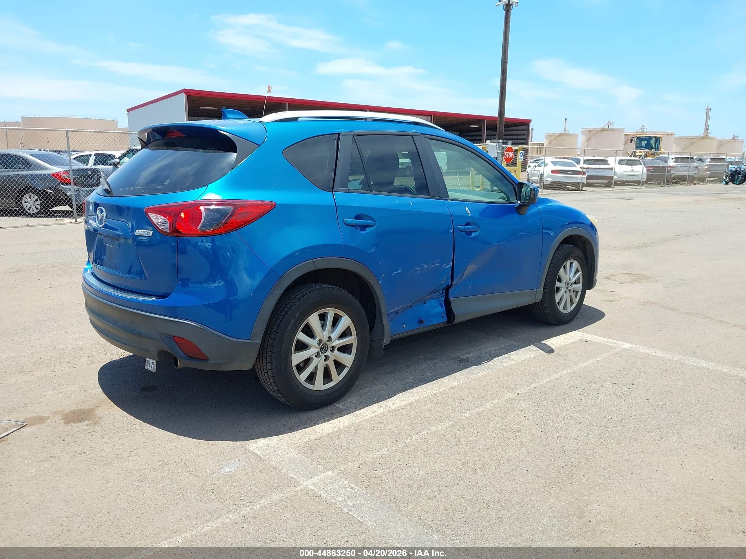 2014 Mazda Cx-5 Touring Blue vin: JM3KE2CY3E0304638