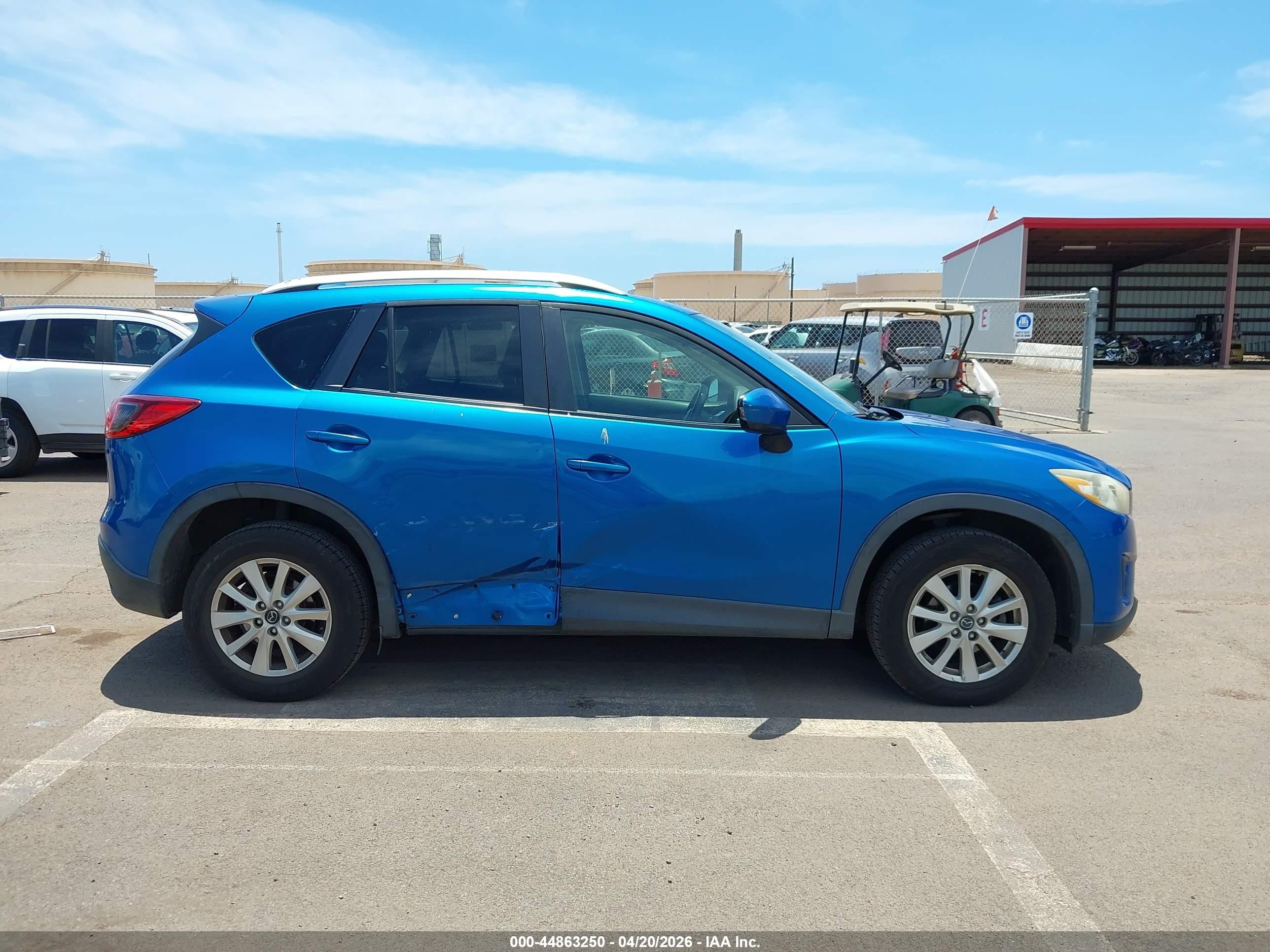 2014 Mazda Cx-5 Touring Blue vin: JM3KE2CY3E0304638