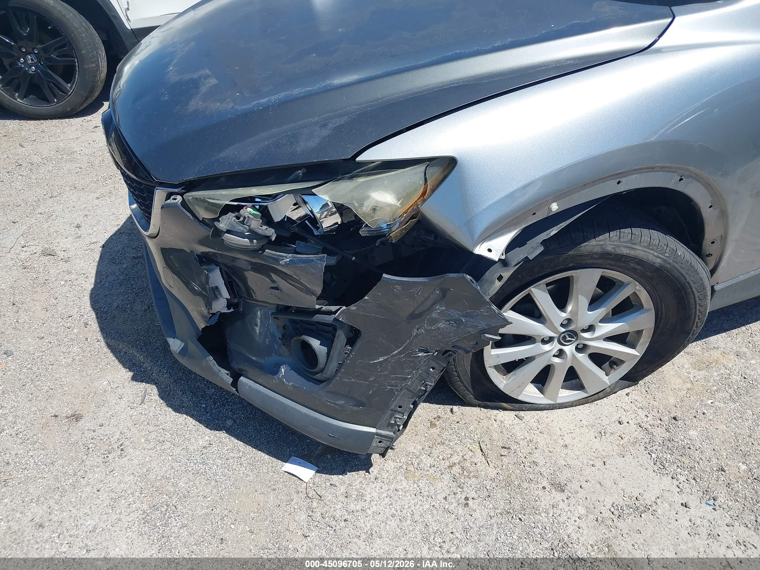 2014 Mazda Cx-5 Touring Gray vin: JM3KE2CY3E0330253