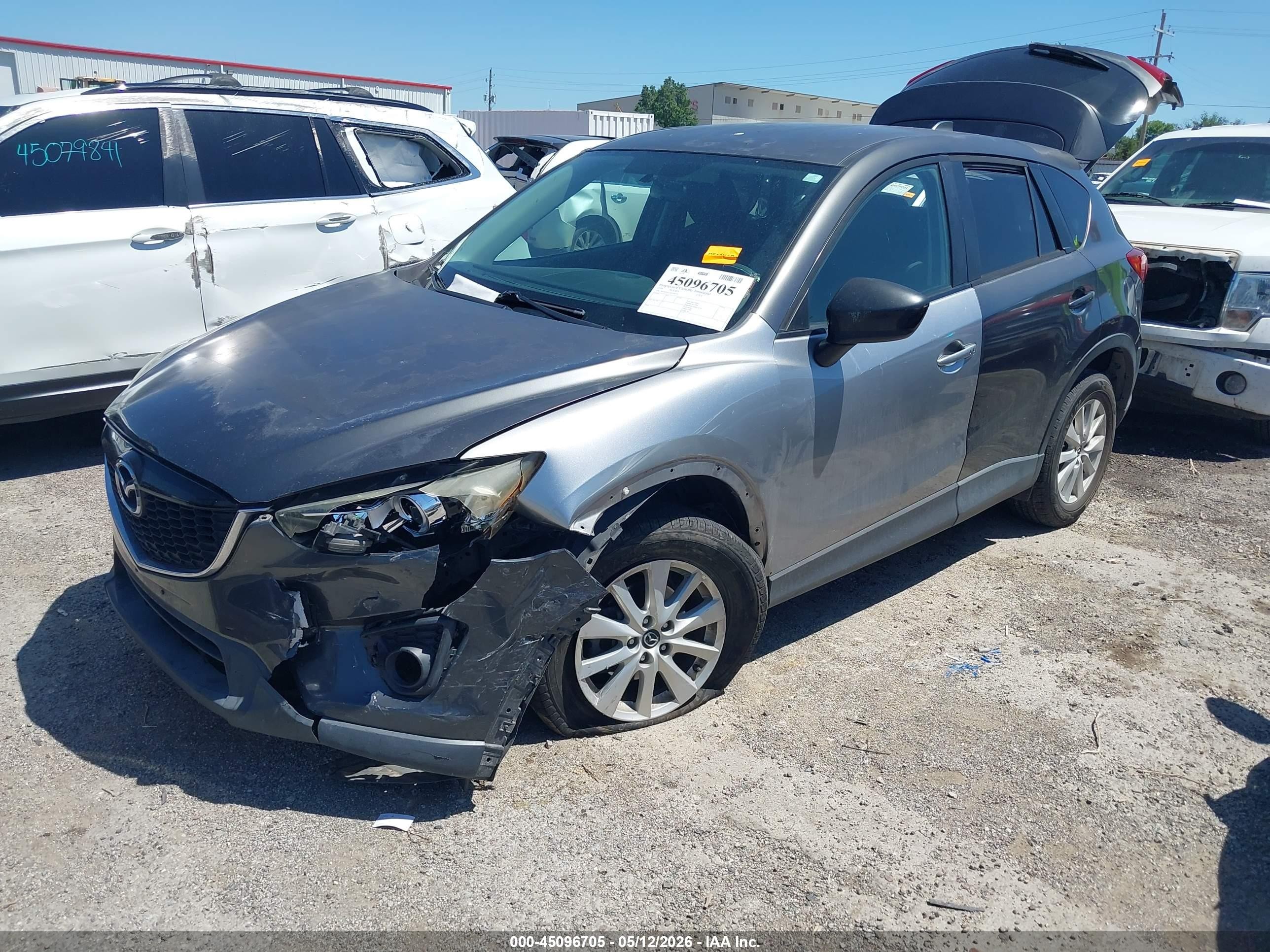 2014 Mazda Cx-5 Touring Gray vin: JM3KE2CY3E0330253