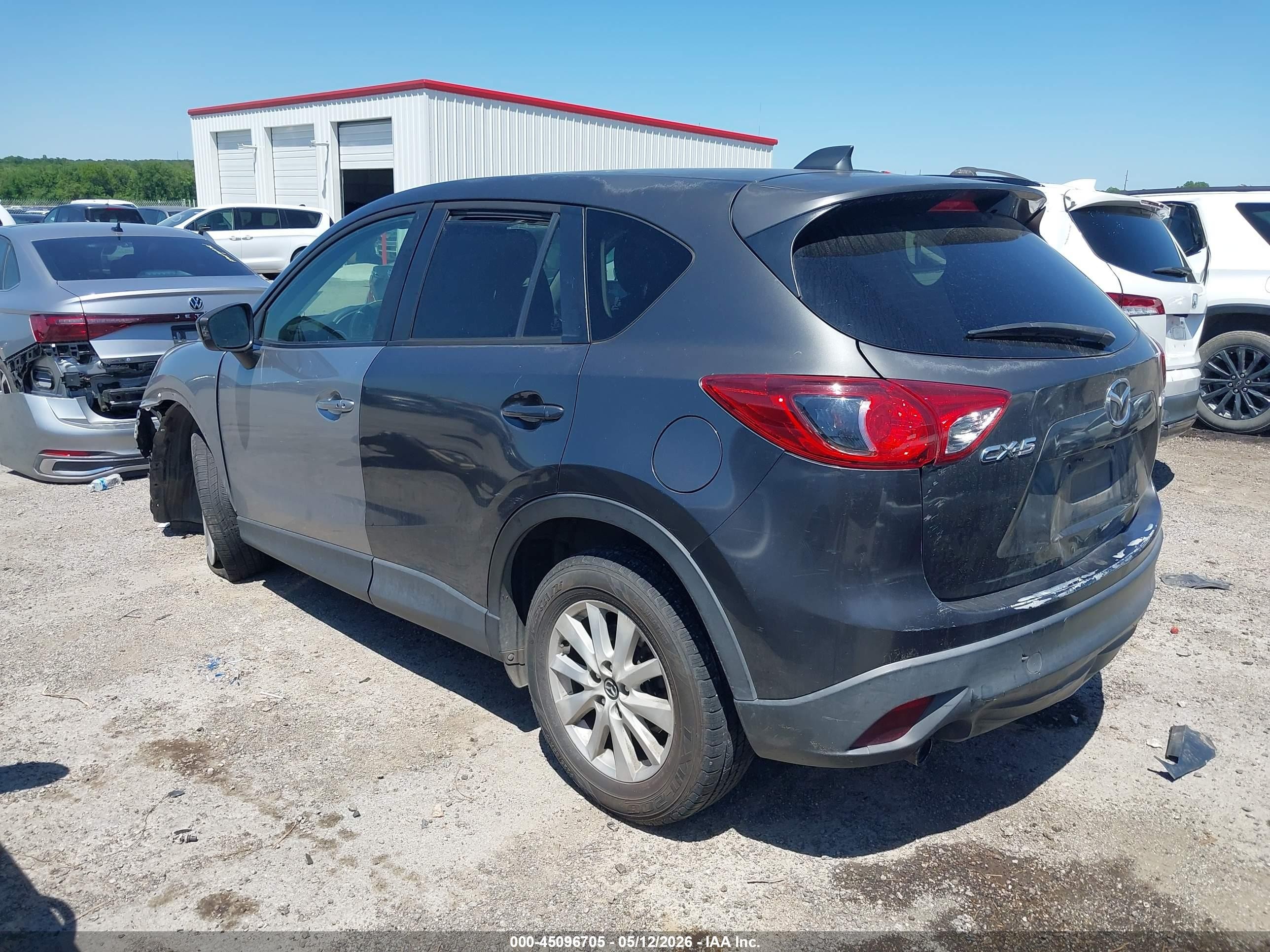 2014 Mazda Cx-5 Touring Gray vin: JM3KE2CY3E0330253