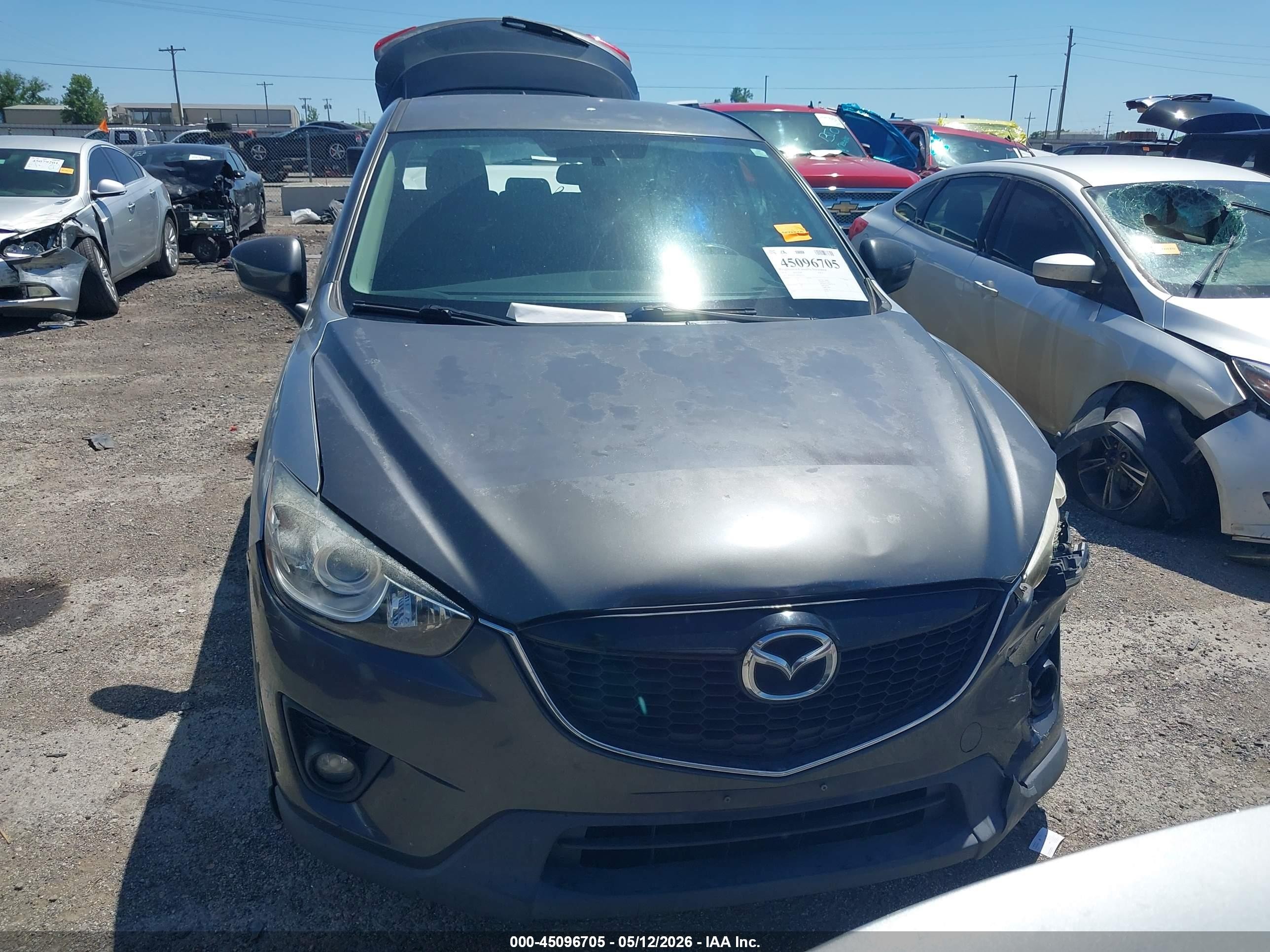 2014 Mazda Cx-5 Touring Gray vin: JM3KE2CY3E0330253