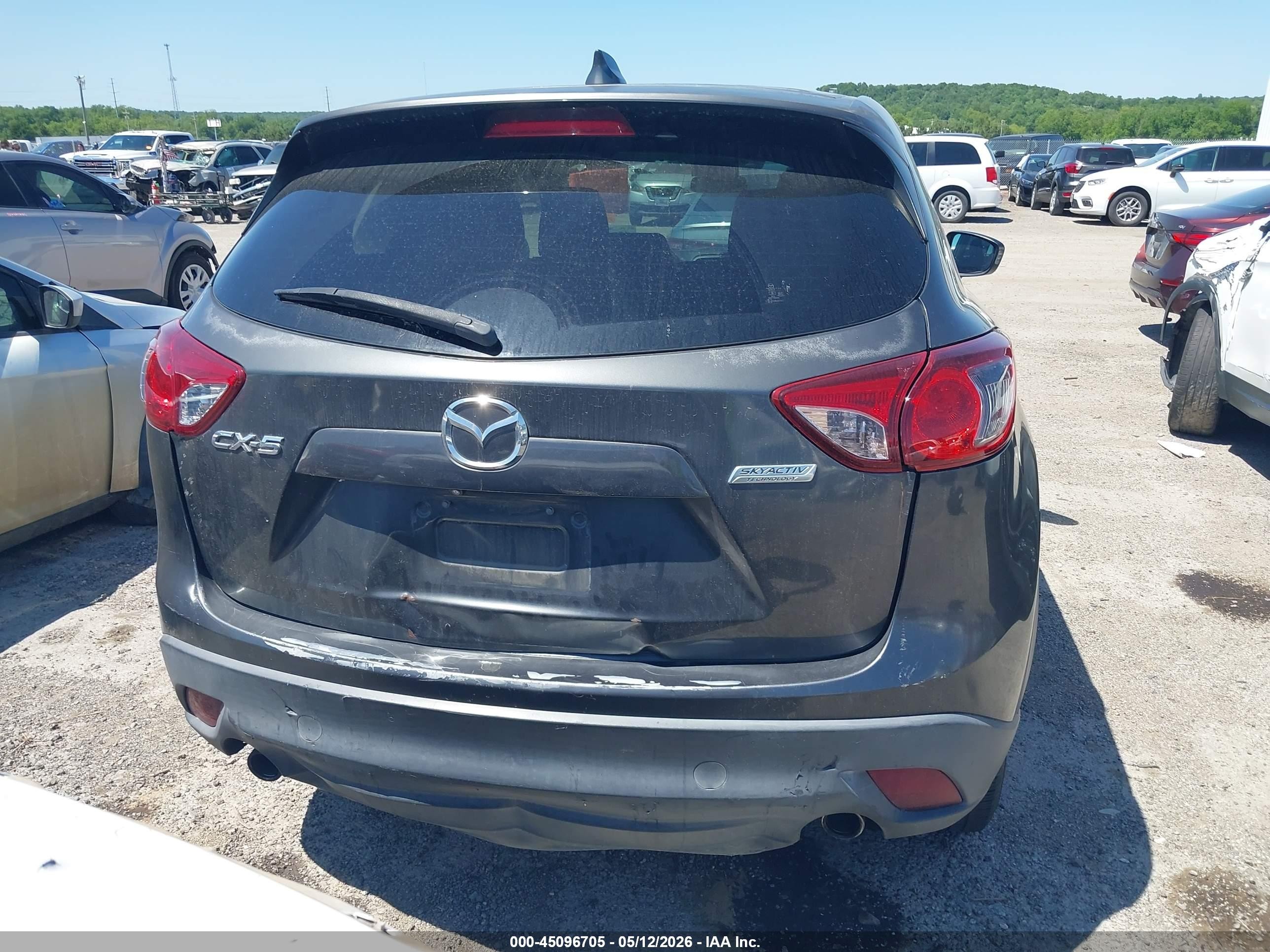 2014 Mazda Cx-5 Touring Gray vin: JM3KE2CY3E0330253