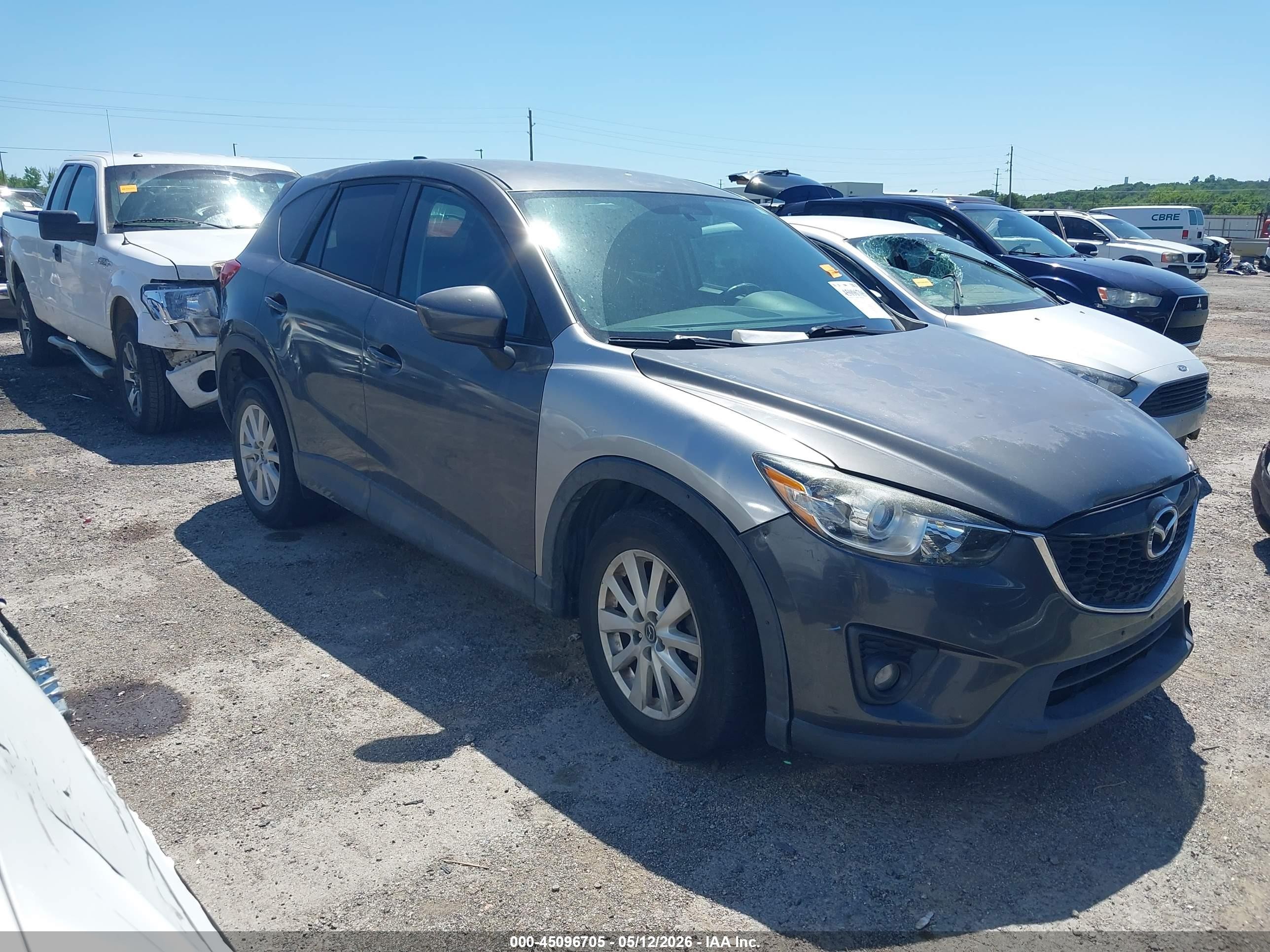 2014 Mazda Cx-5 Touring Gray vin: JM3KE2CY3E0330253