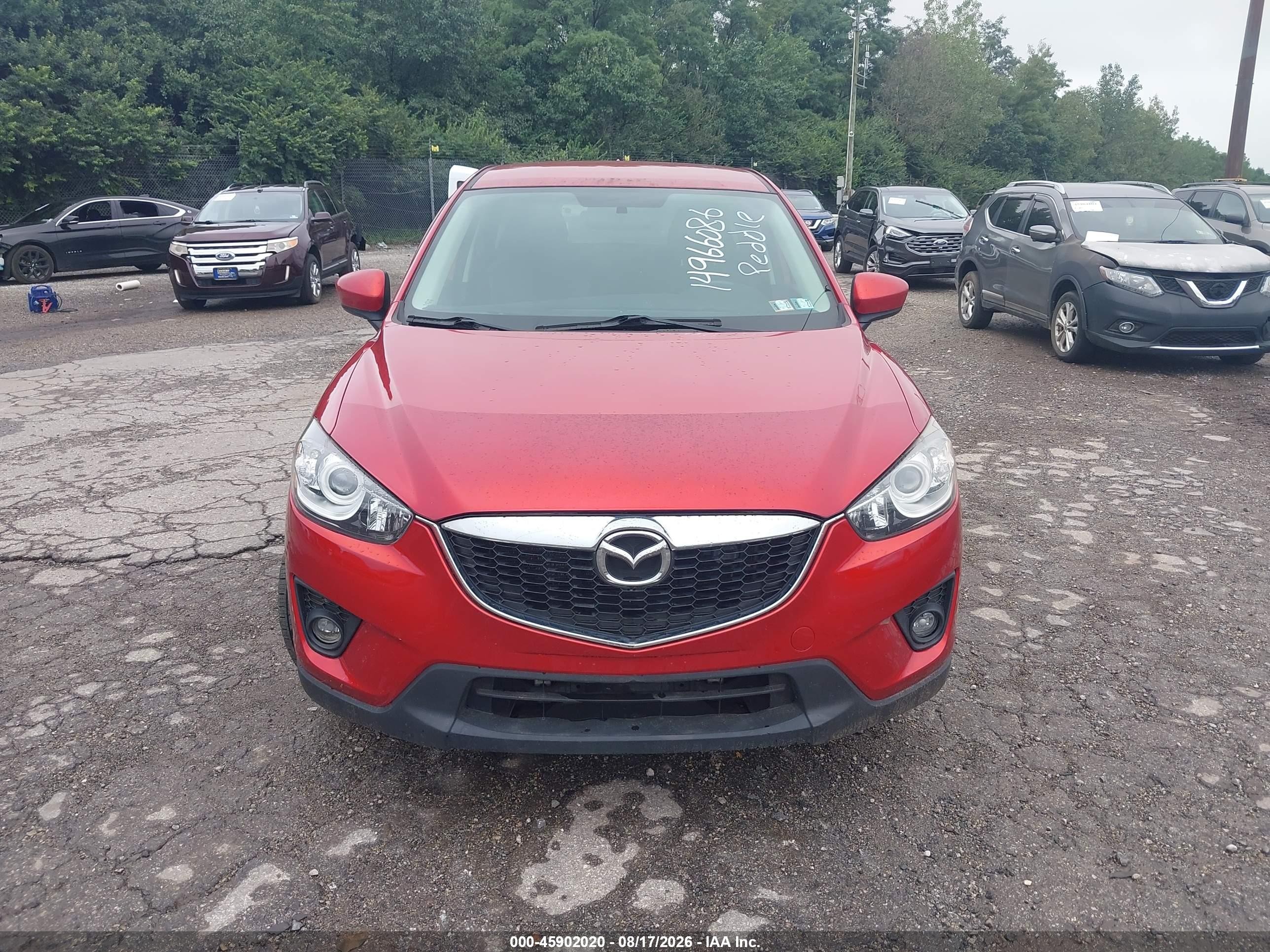 2014 Mazda Cx-5 Touring Красный vin: JM3KE2CY3E0372602