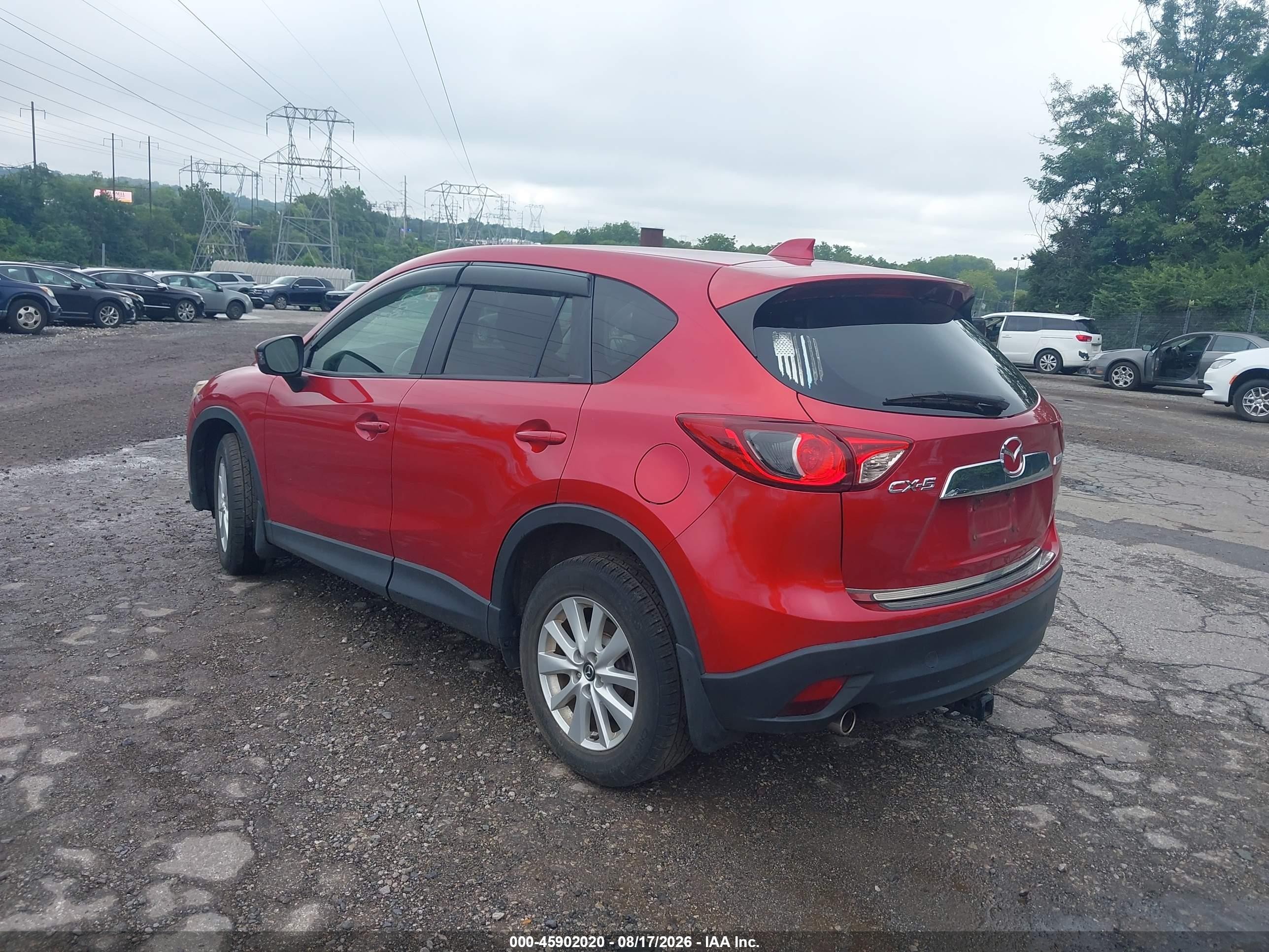 2014 Mazda Cx-5 Touring Красный vin: JM3KE2CY3E0372602