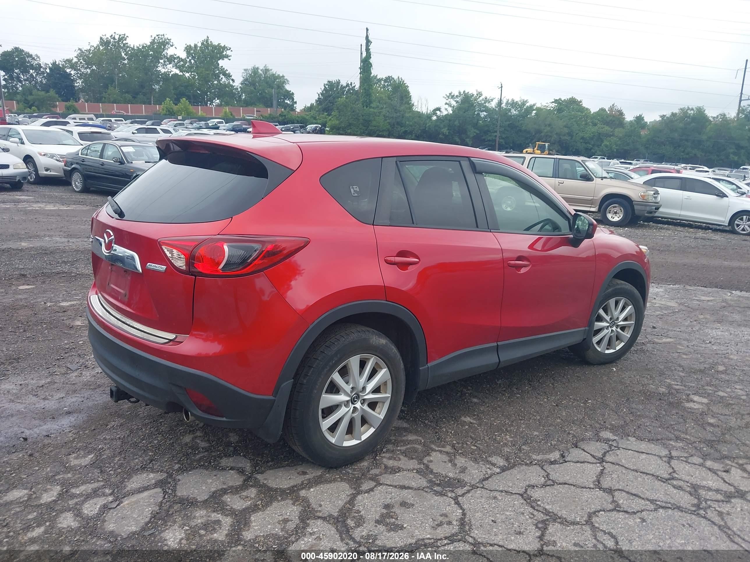 2014 Mazda Cx-5 Touring Красный vin: JM3KE2CY3E0372602