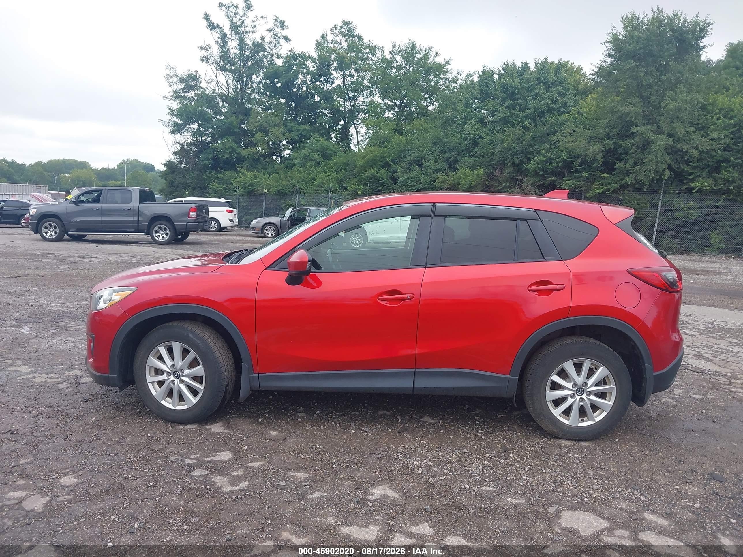 2014 Mazda Cx-5 Touring Красный vin: JM3KE2CY3E0372602