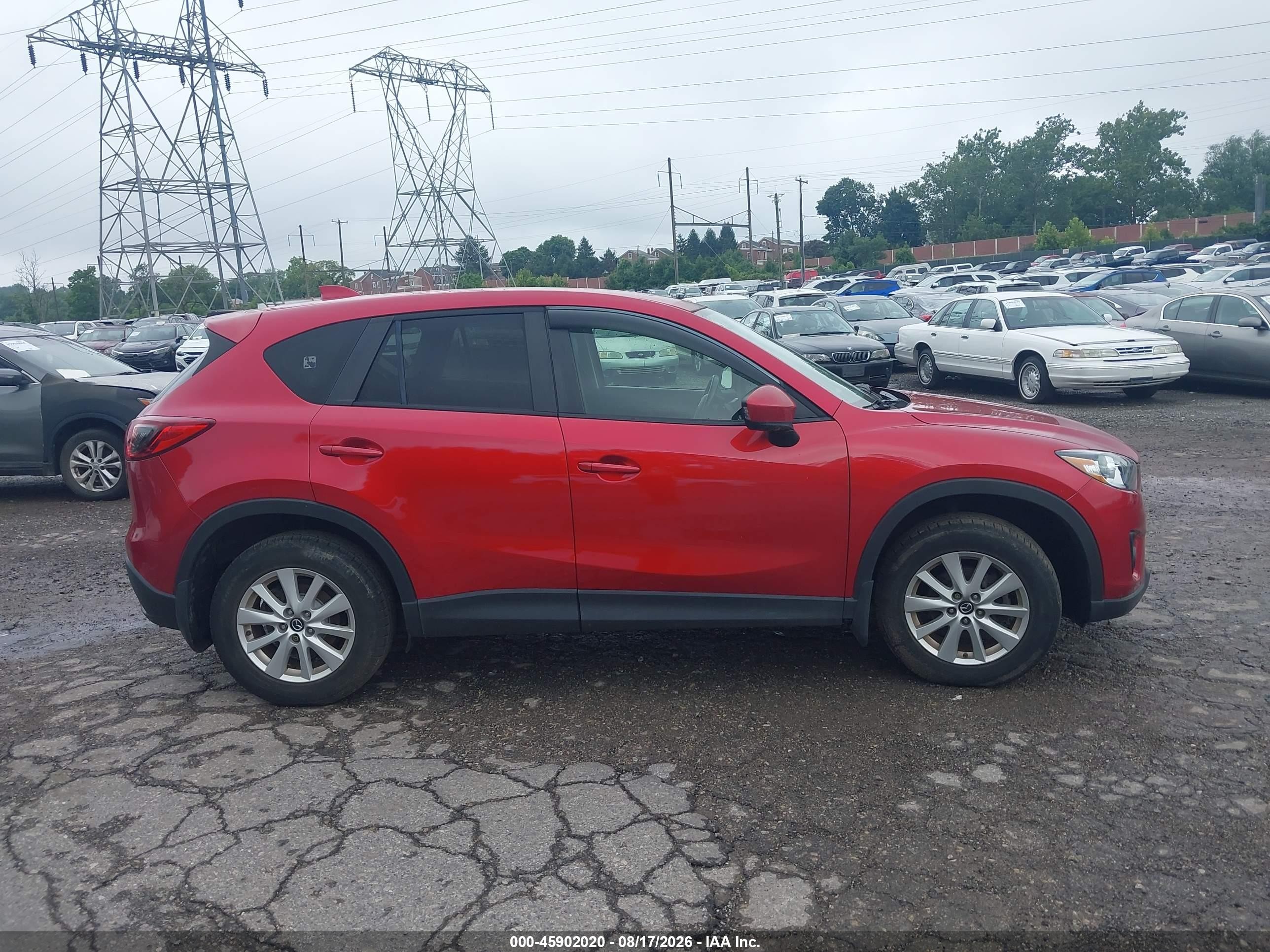 2014 Mazda Cx-5 Touring Красный vin: JM3KE2CY3E0372602