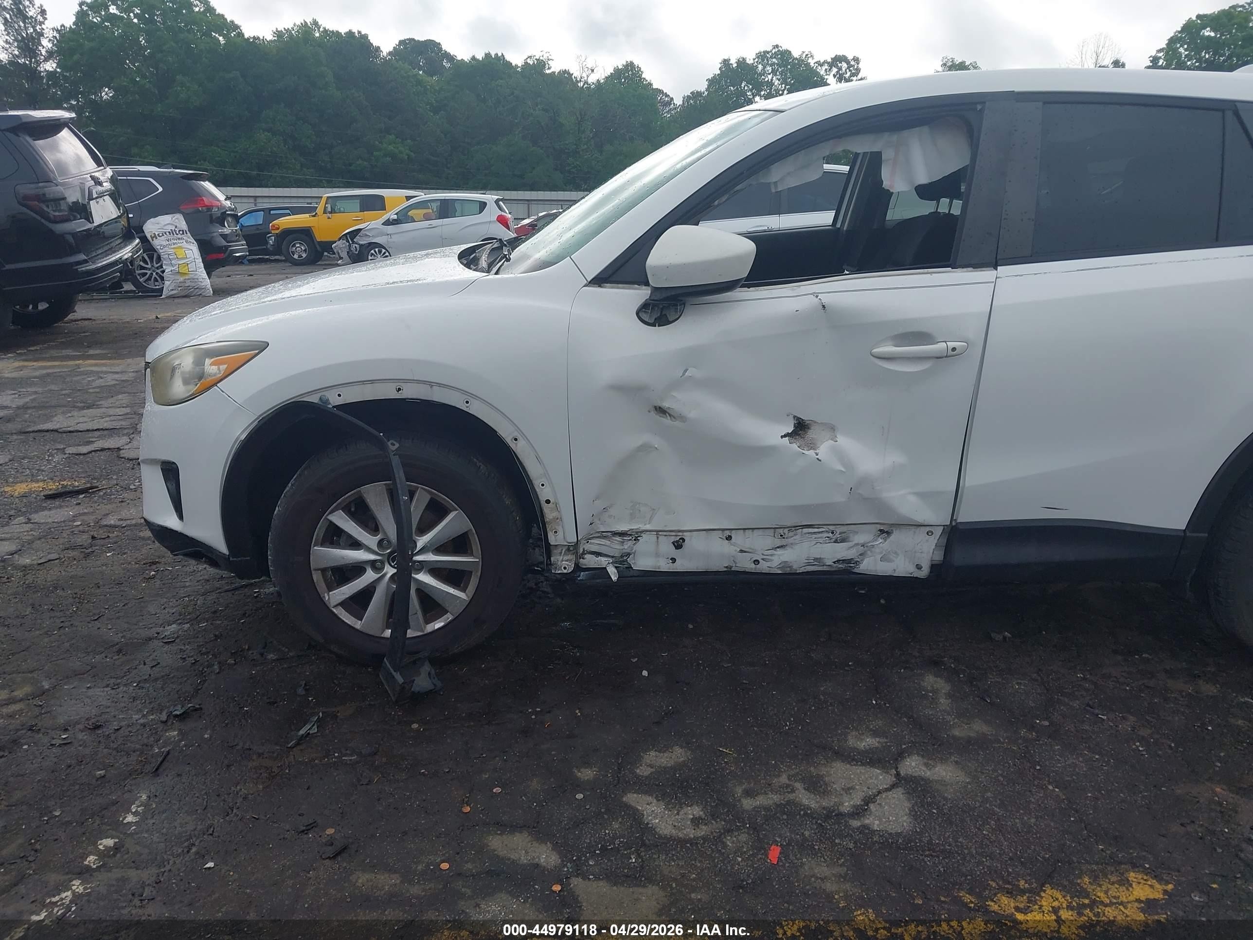 2014 Mazda Cx-5 Touring White vin: JM3KE2CY3E0380070