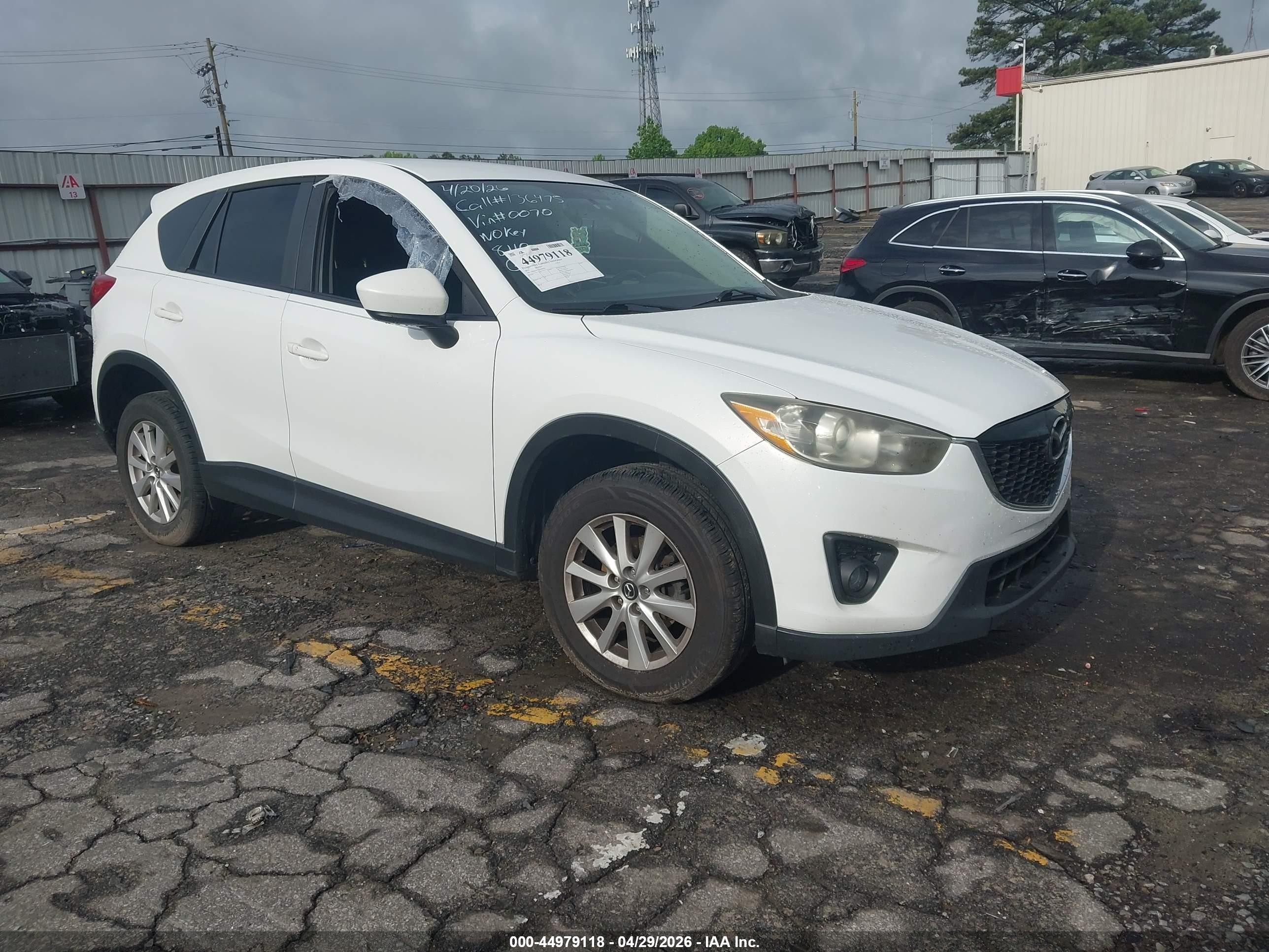 2014 Mazda Cx-5 Touring White vin: JM3KE2CY3E0380070