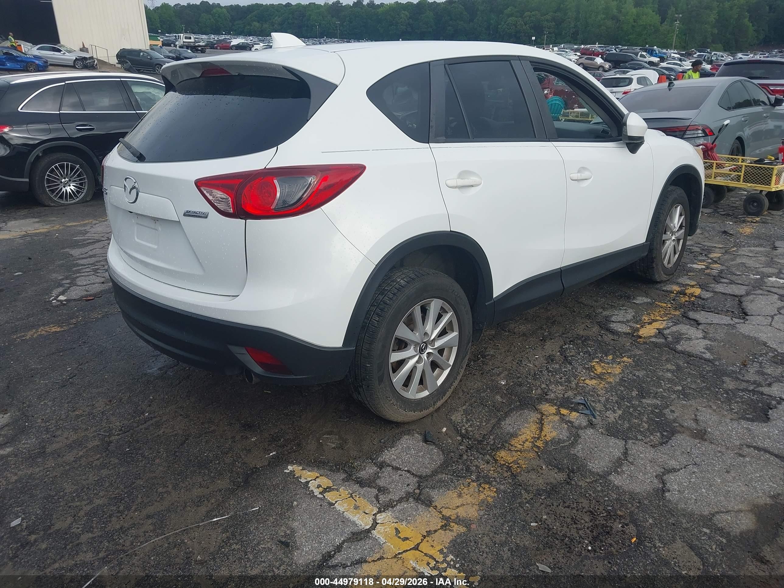 2014 Mazda Cx-5 Touring White vin: JM3KE2CY3E0380070