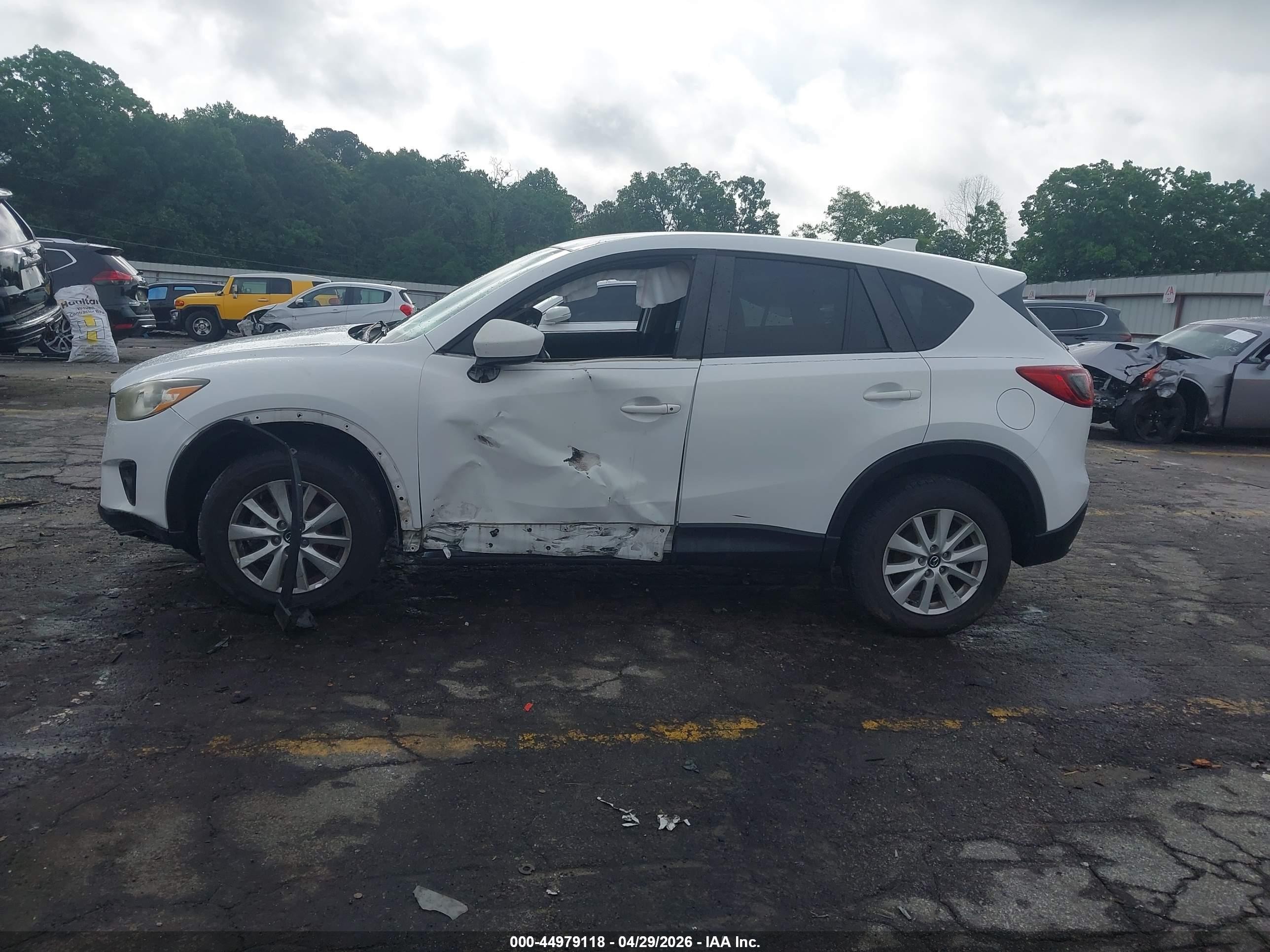 2014 Mazda Cx-5 Touring White vin: JM3KE2CY3E0380070