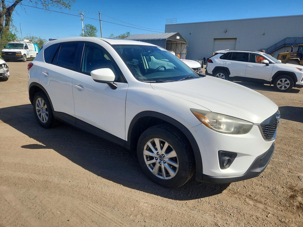 2014 Mazda Cx-5 Touring White vin: JM3KE2CY3E0407137