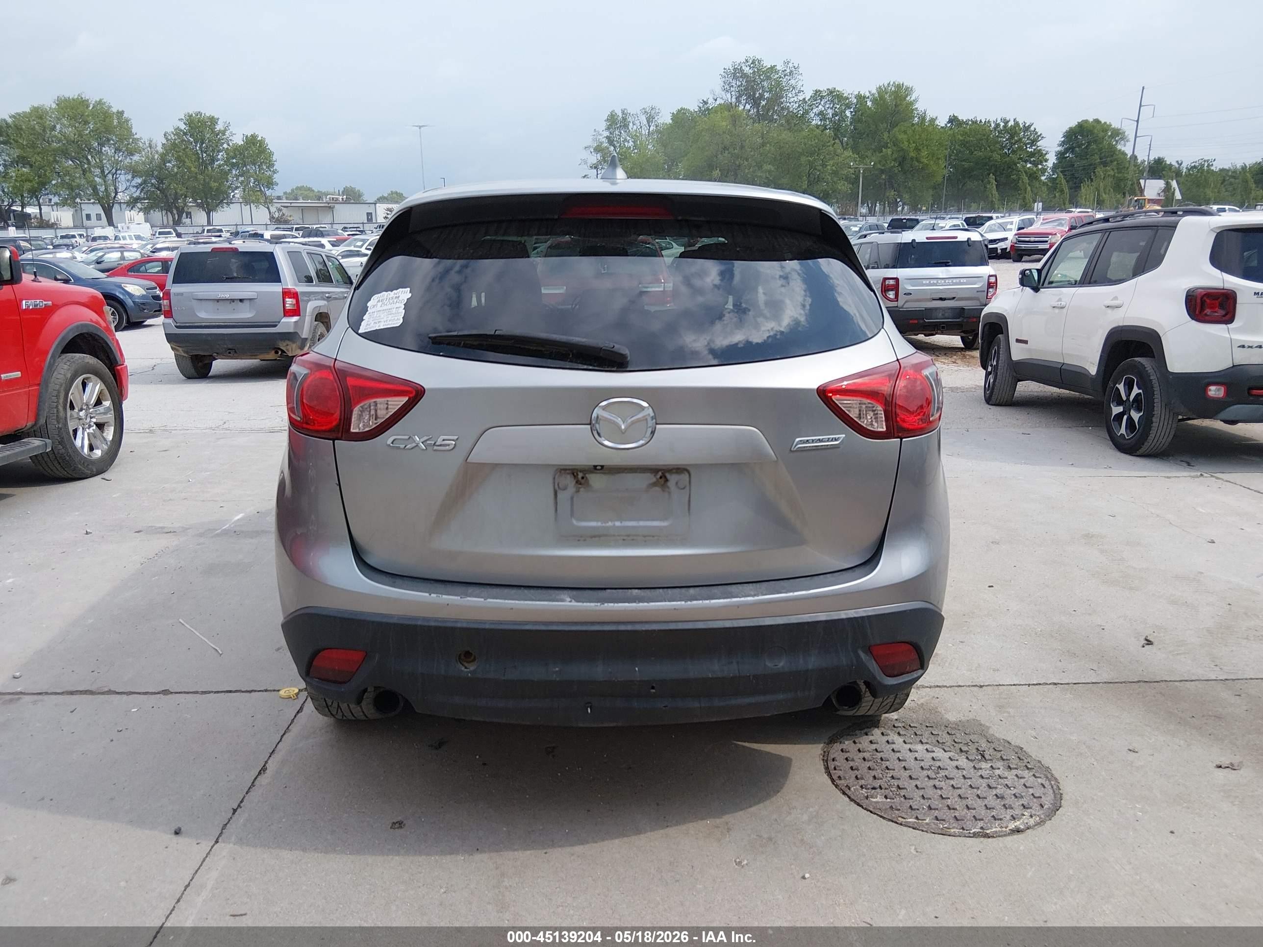 2014 Mazda Cx-5 Touring Silver vin: JM3KE2CY3E0427498