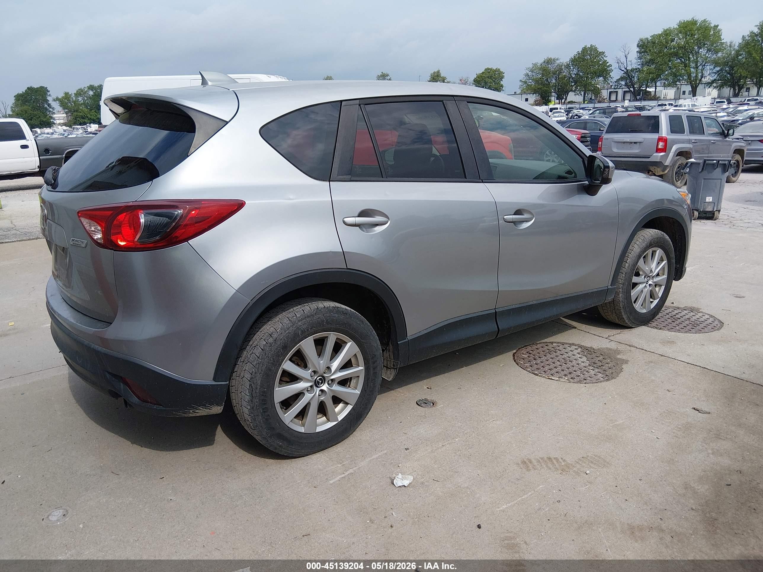2014 Mazda Cx-5 Touring Silver vin: JM3KE2CY3E0427498