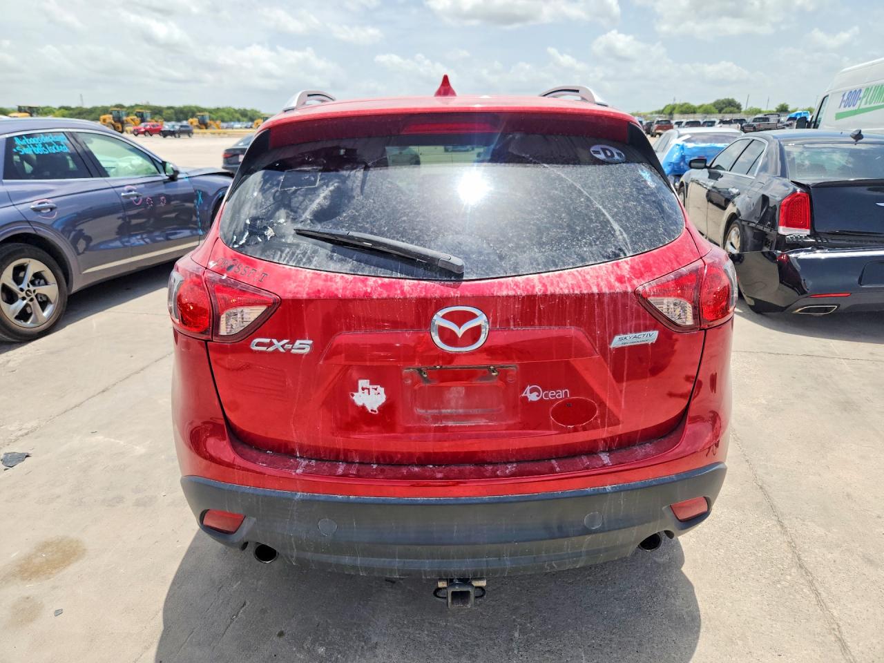 2014 Mazda Cx-5 Touring Red vin: JM3KE2CY3E0430515