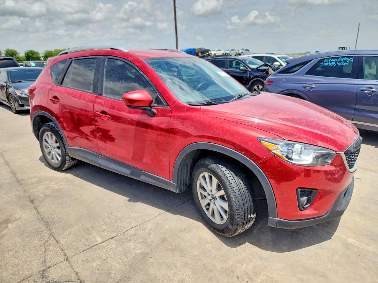 2014 Mazda Cx-5 Touring Red vin: JM3KE2CY3E0430515