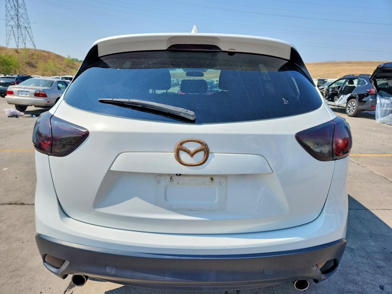 2015 Mazda Cx-5 Touring White vin: JM3KE2CY3F0431620