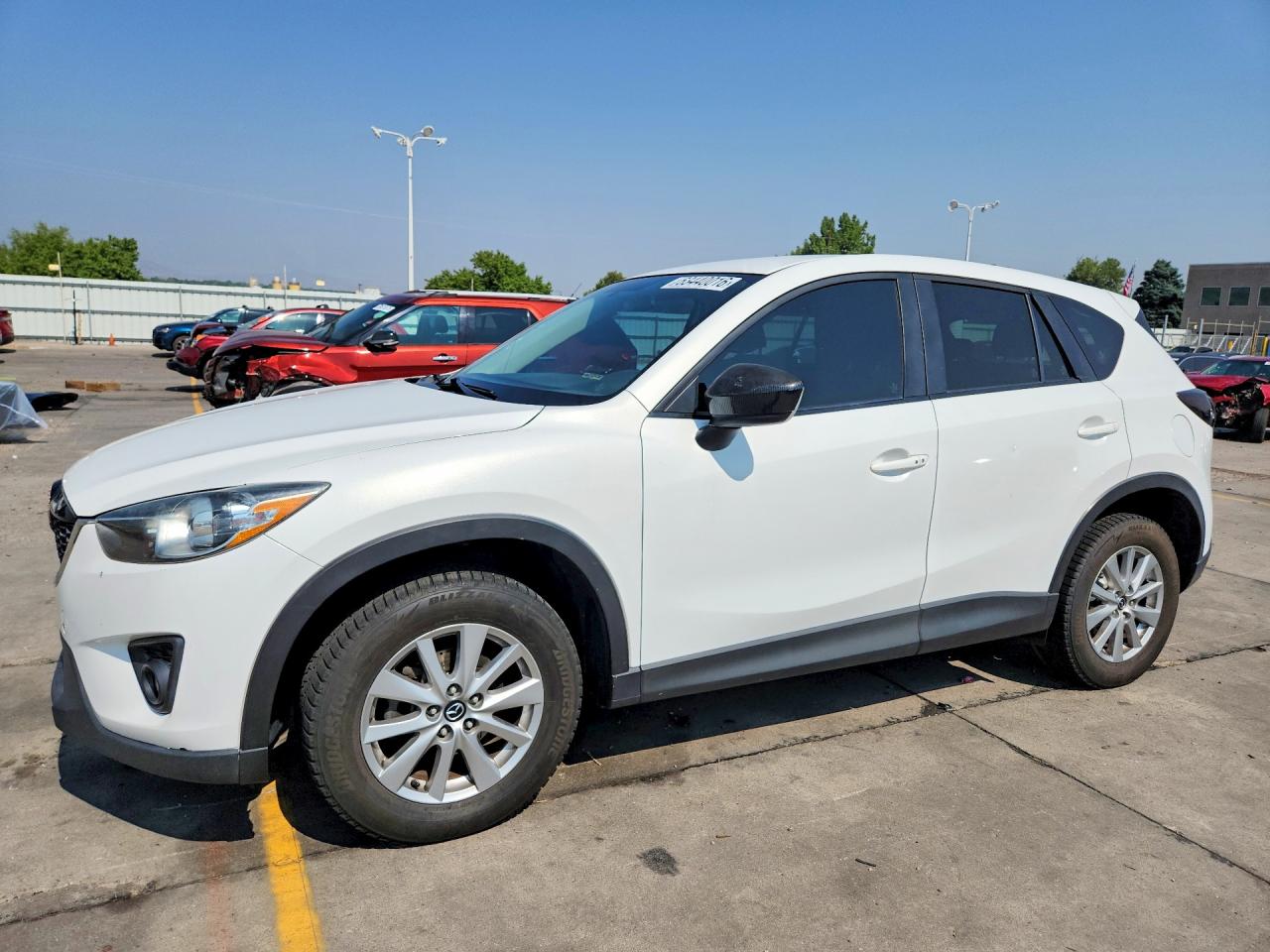 2015 Mazda Cx-5 Touring White vin: JM3KE2CY3F0431620