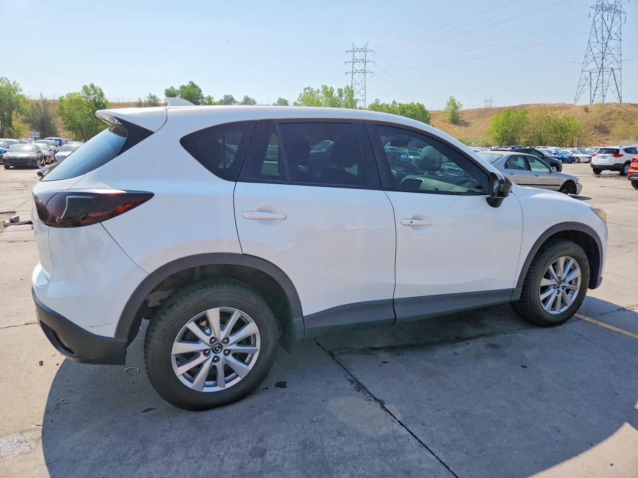 2015 Mazda Cx-5 Touring White vin: JM3KE2CY3F0431620