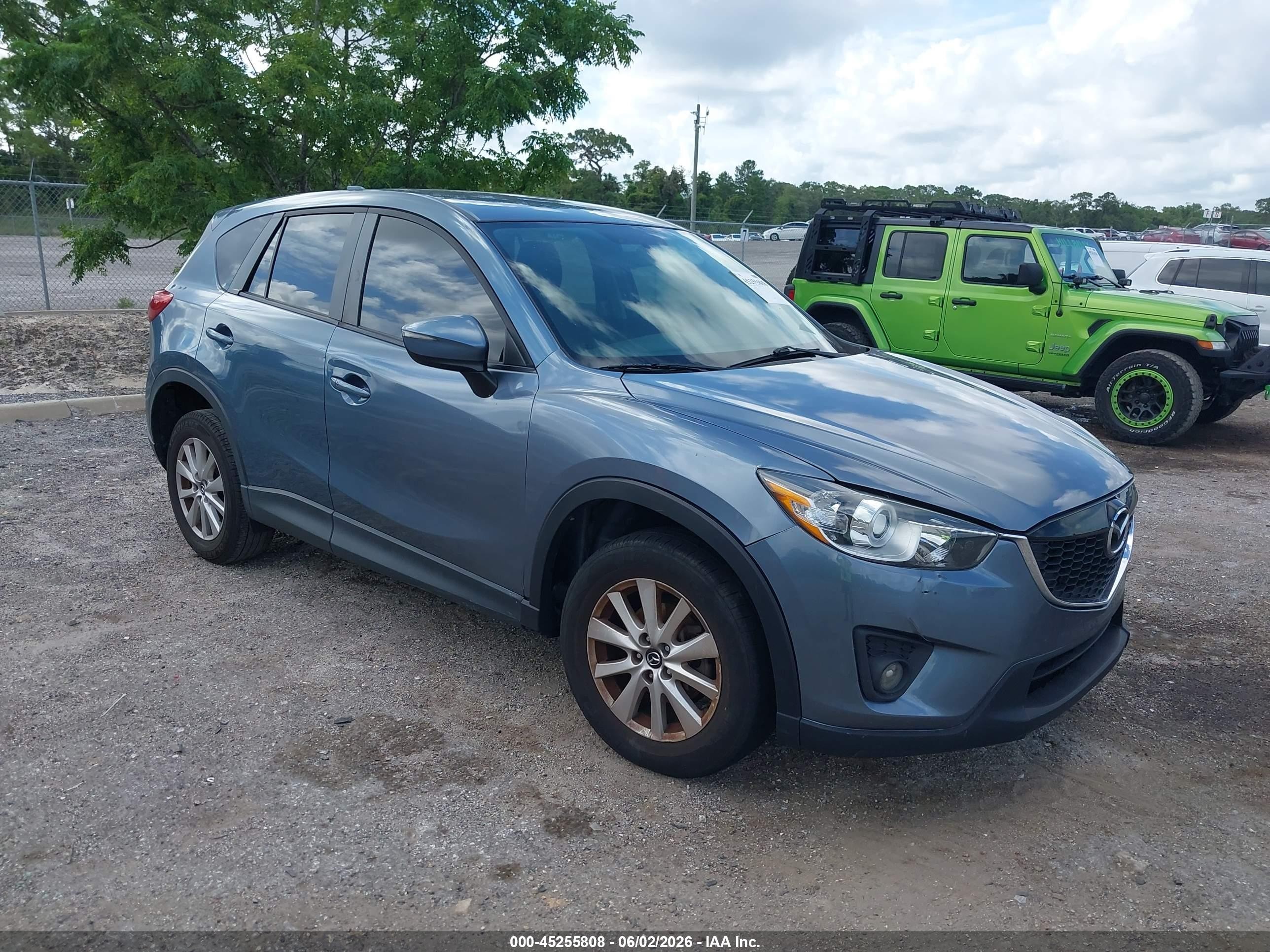 2015 Mazda Cx-5 Touring Blue vin: JM3KE2CY3F0510110