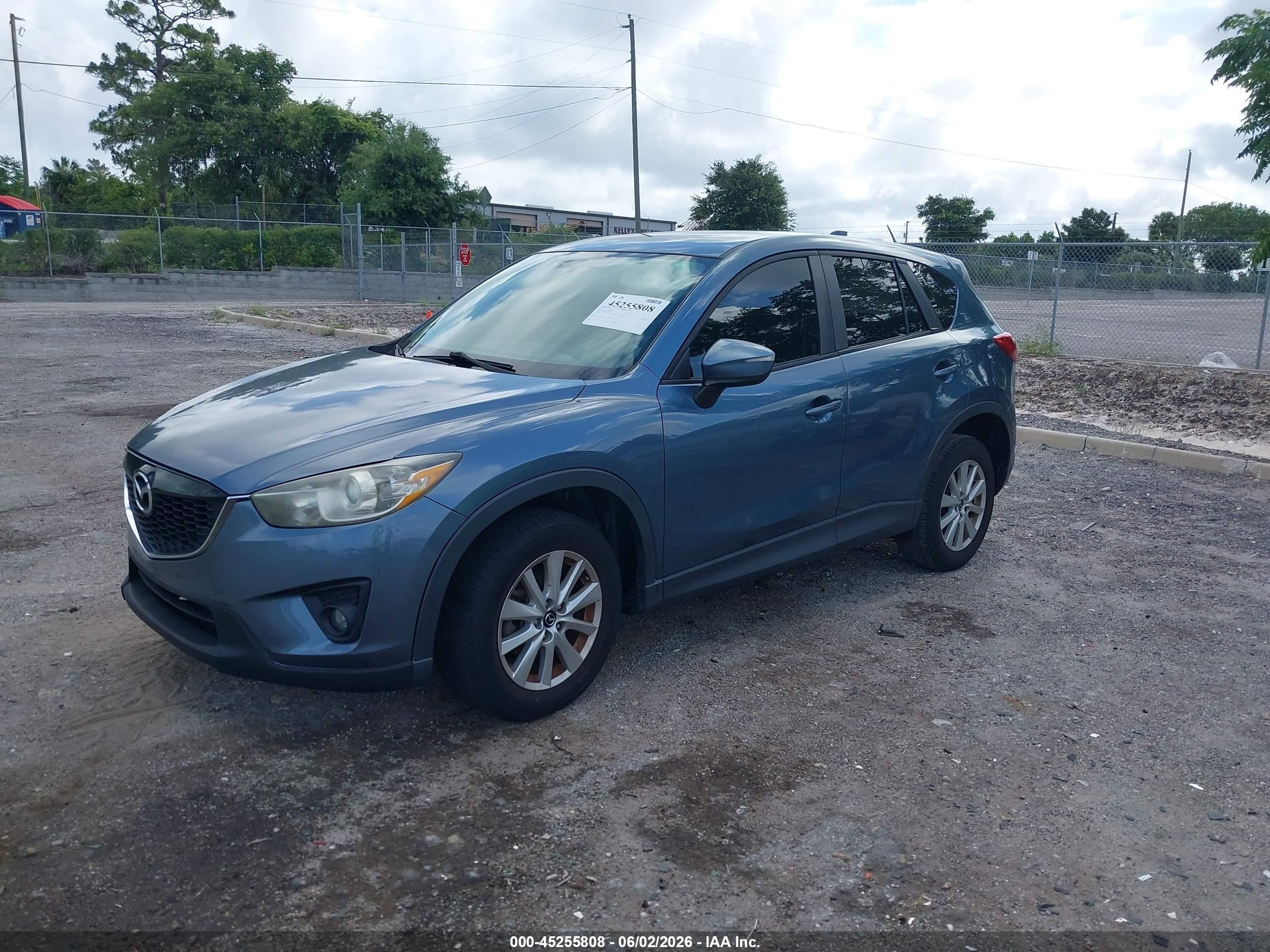 2015 Mazda Cx-5 Touring Blue vin: JM3KE2CY3F0510110