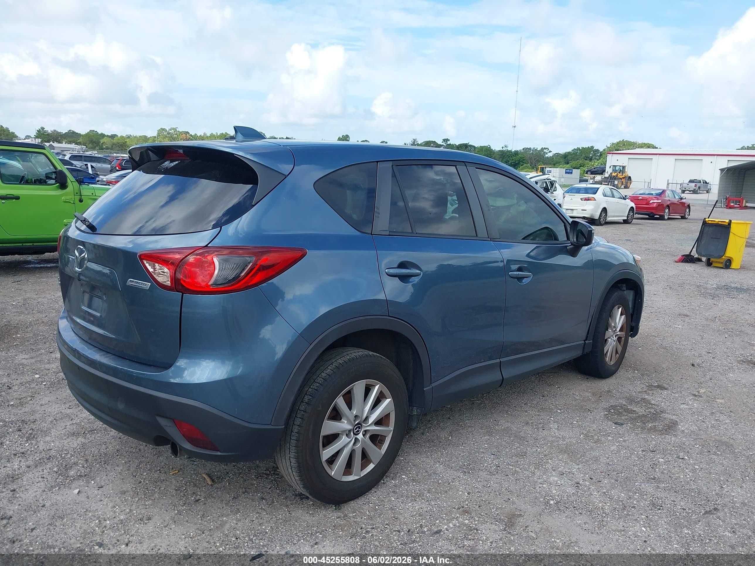 2015 Mazda Cx-5 Touring Blue vin: JM3KE2CY3F0510110
