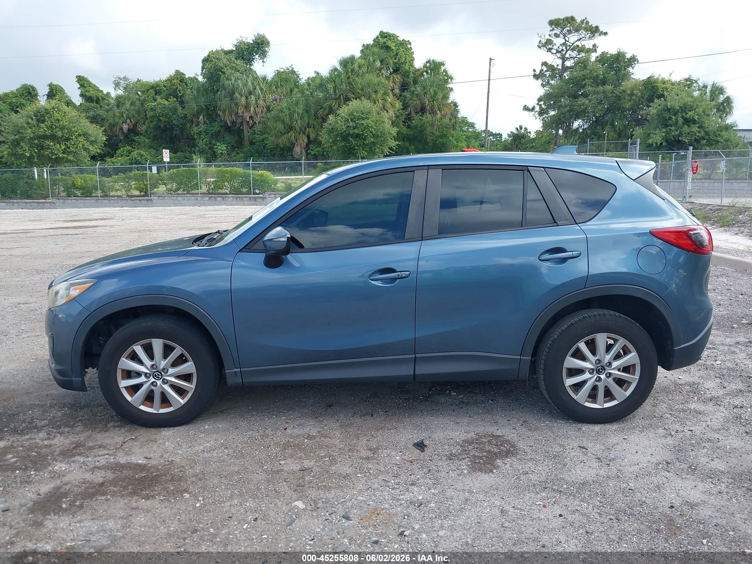 2015 Mazda Cx-5 Touring Blue vin: JM3KE2CY3F0510110
