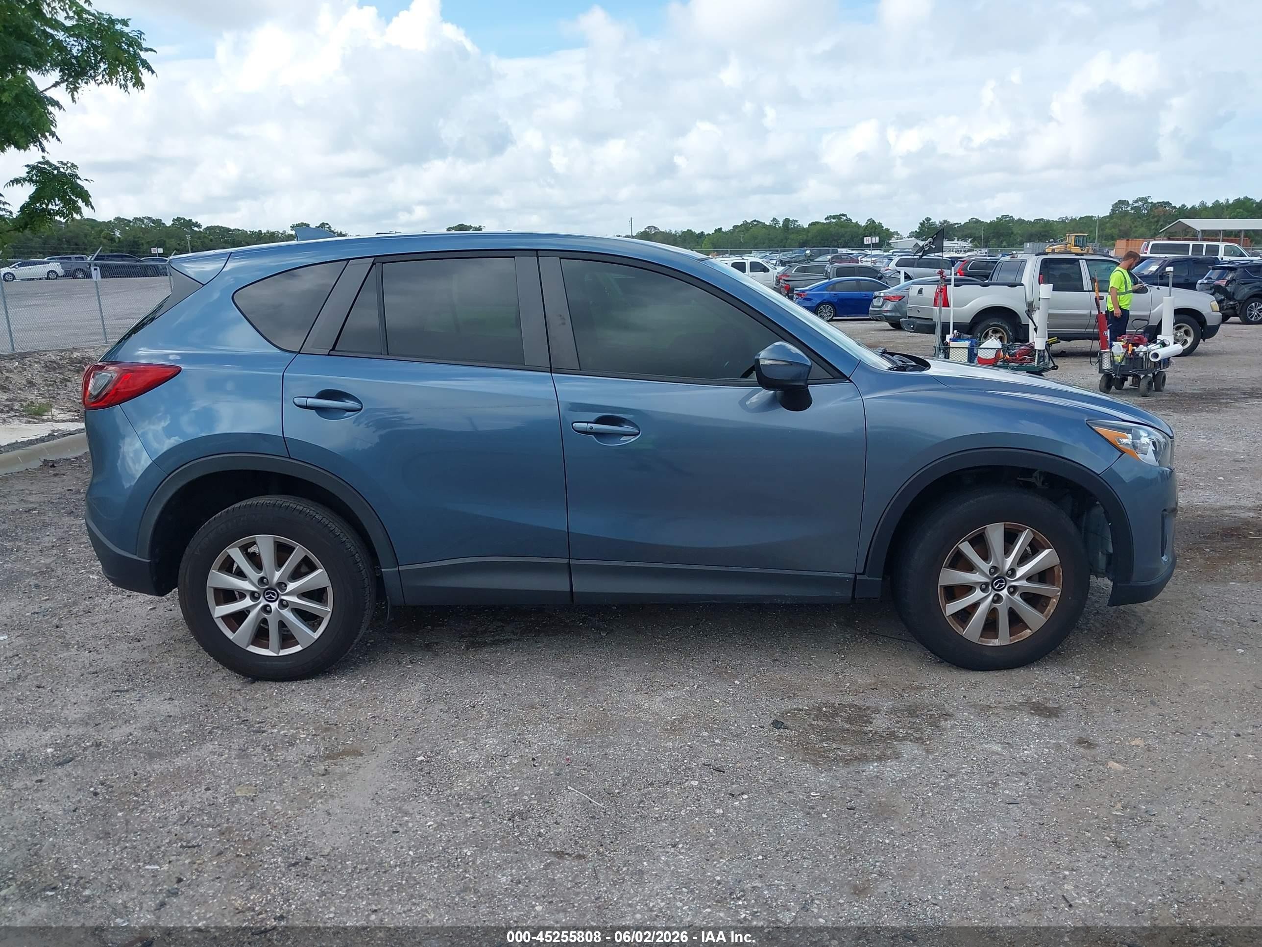 2015 Mazda Cx-5 Touring Blue vin: JM3KE2CY3F0510110
