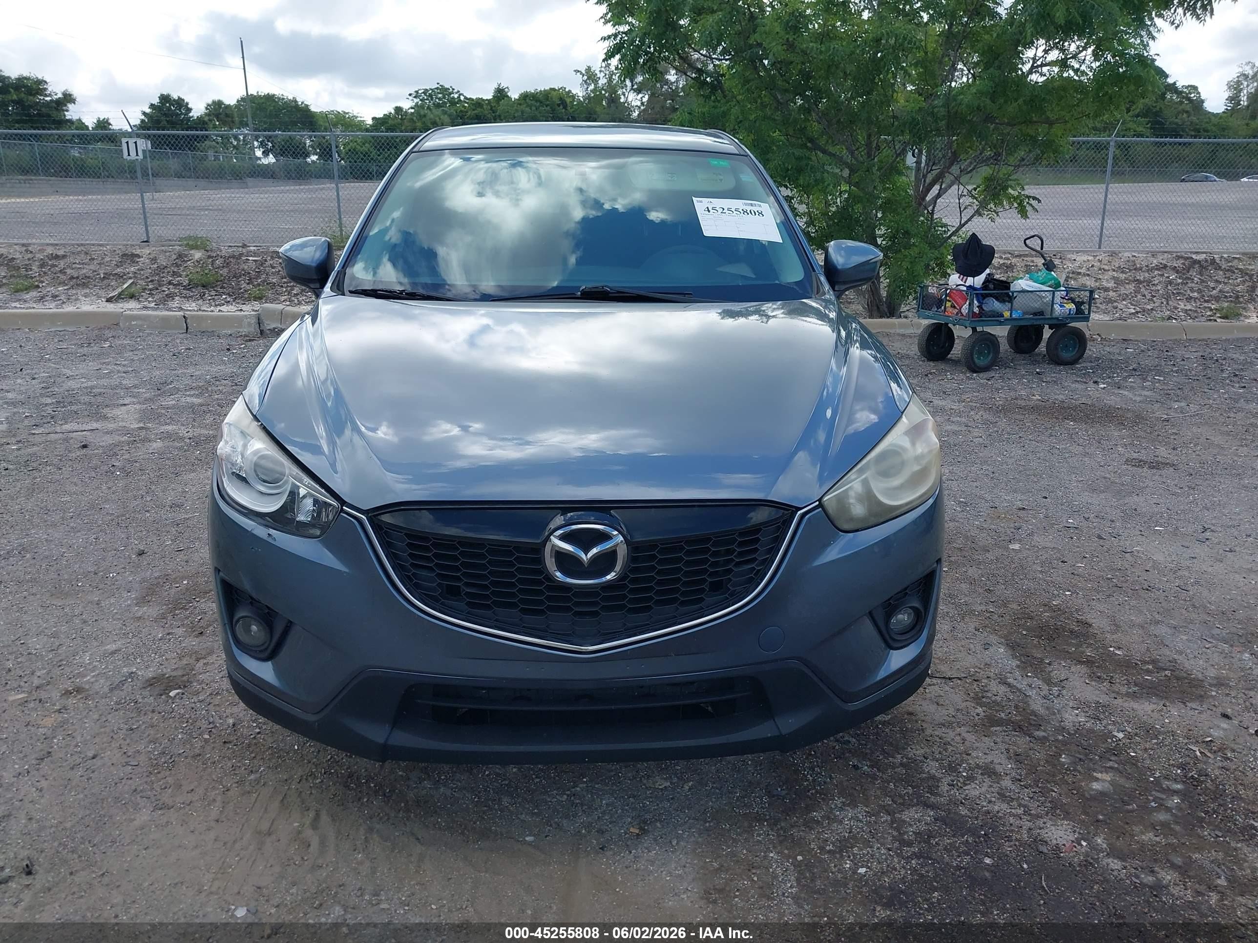 2015 Mazda Cx-5 Touring Blue vin: JM3KE2CY3F0510110