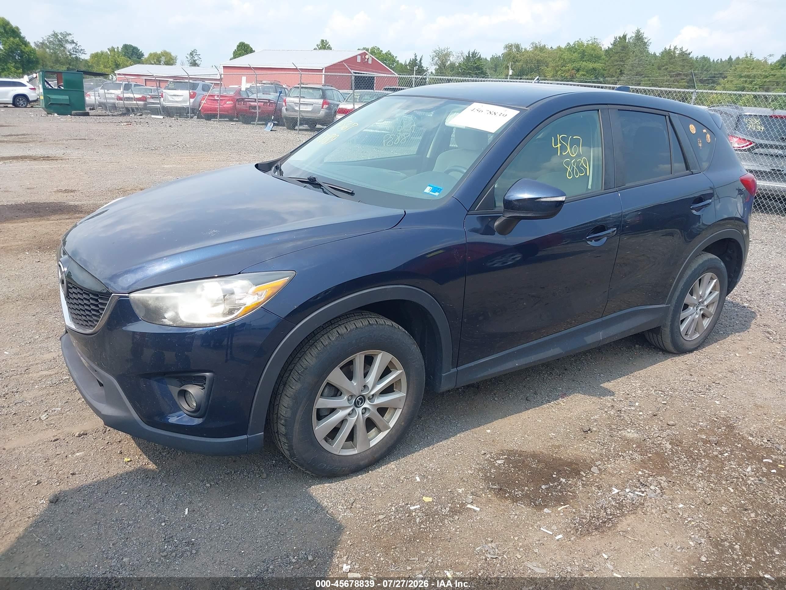 2015 Mazda Cx-5 Touring Синий vin: JM3KE2CY3F0522936
